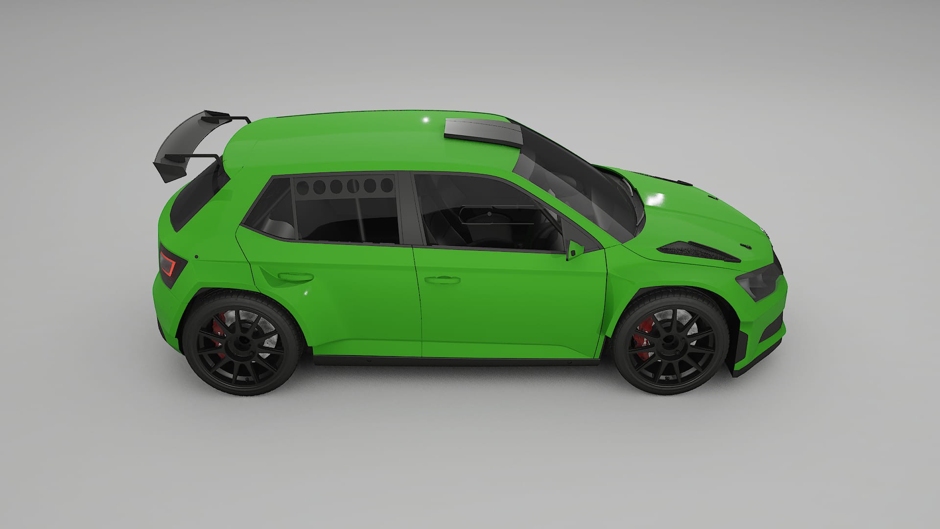 Škoda Fabia R5 6V TPU Lackschutzfolie | VENOM Farbwechsel PPF – Komplett-Vorgeschnittener Kit