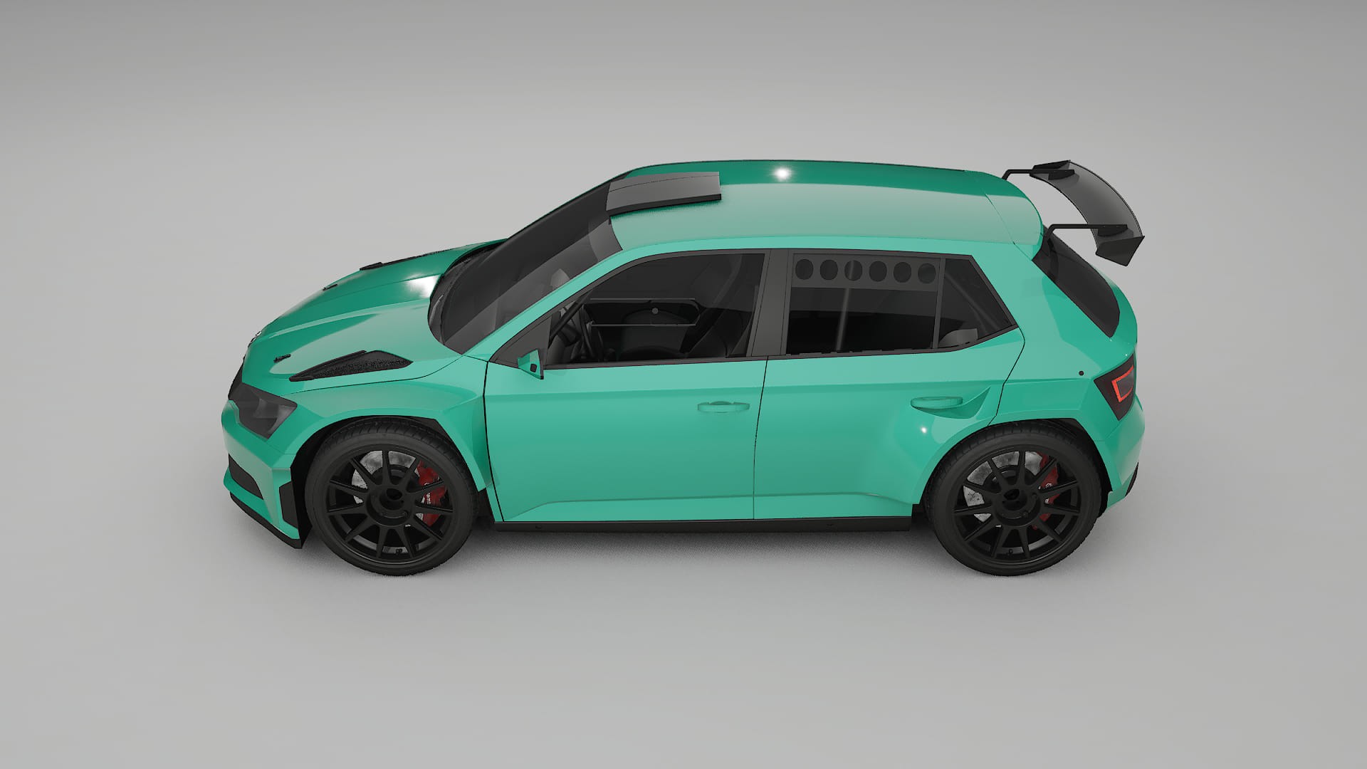 Škoda Fabia R5 6V TPU Lackschutzfolie | JEWEL Farbwechsel PPF – Komplett-Vorgeschnittener Kit