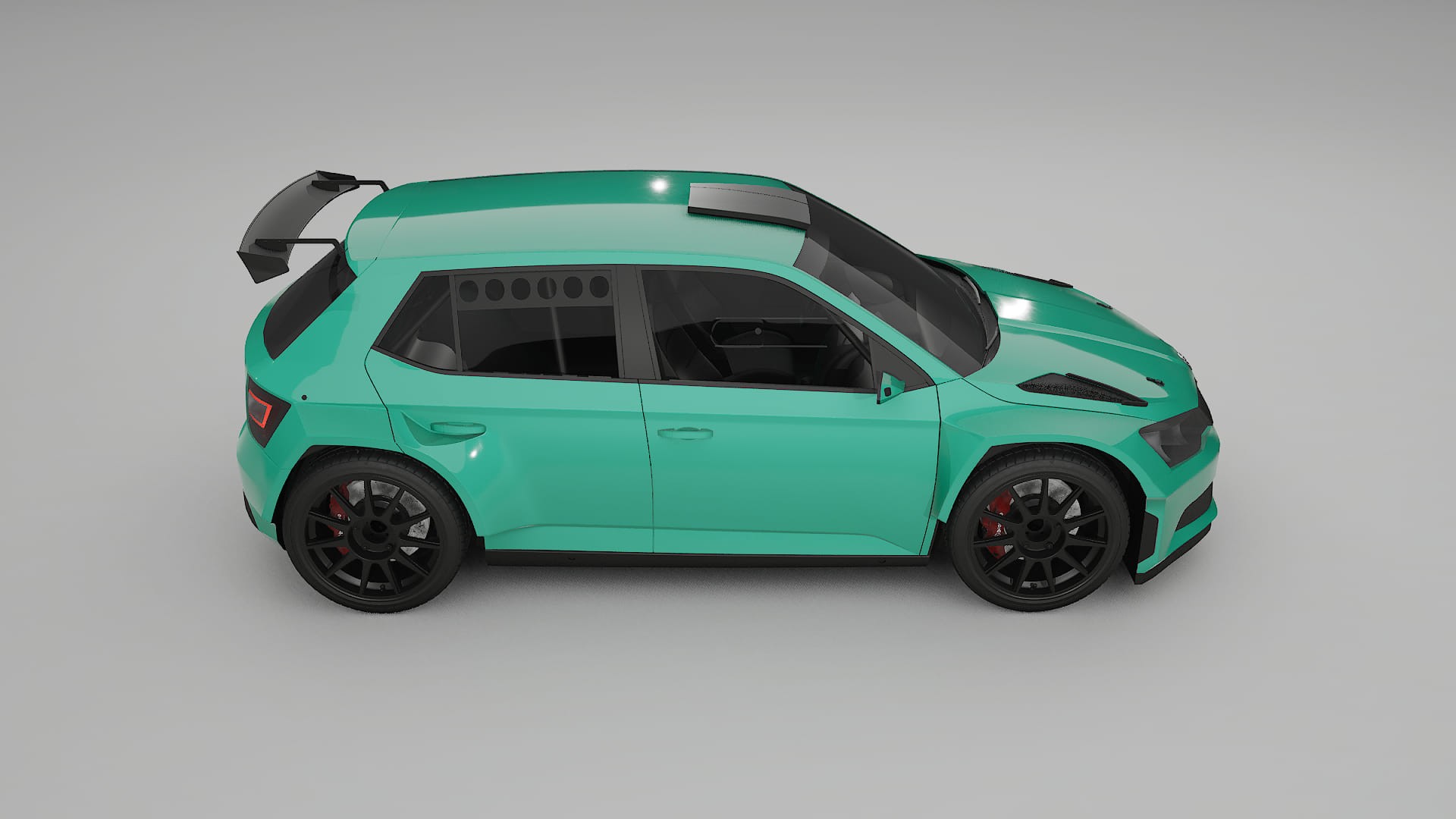 Škoda Fabia R5 6V TPU Lackschutzfolie | JEWEL Farbwechsel PPF – Komplett-Vorgeschnittener Kit