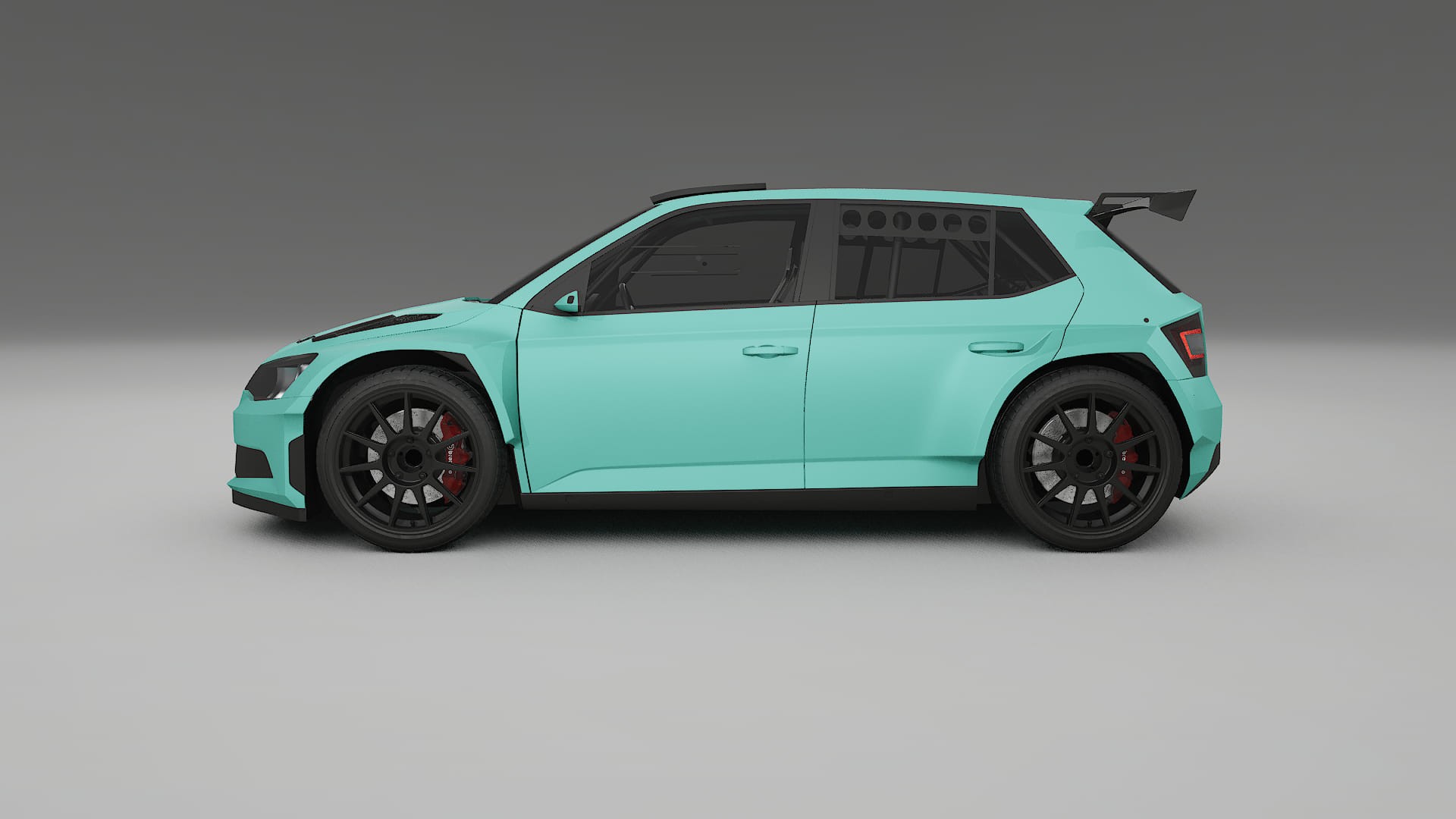 Škoda Fabia R5 6V TPU Lackschutzfolie | FROST Farbwechsel PPF – Komplett-Vorgeschnittener Kit