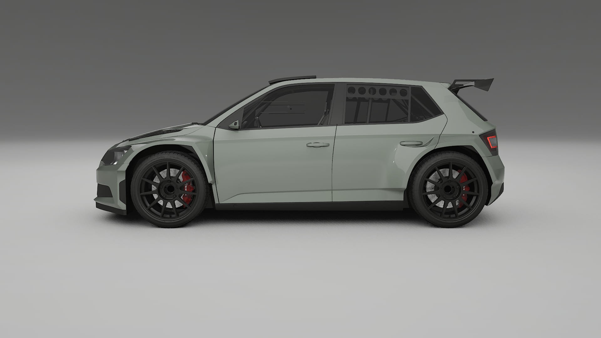Škoda Fabia R5 6V TPU Lackschutzfolie | SLATE Farbwechsel PPF – Komplett-Vorgeschnittener Kit