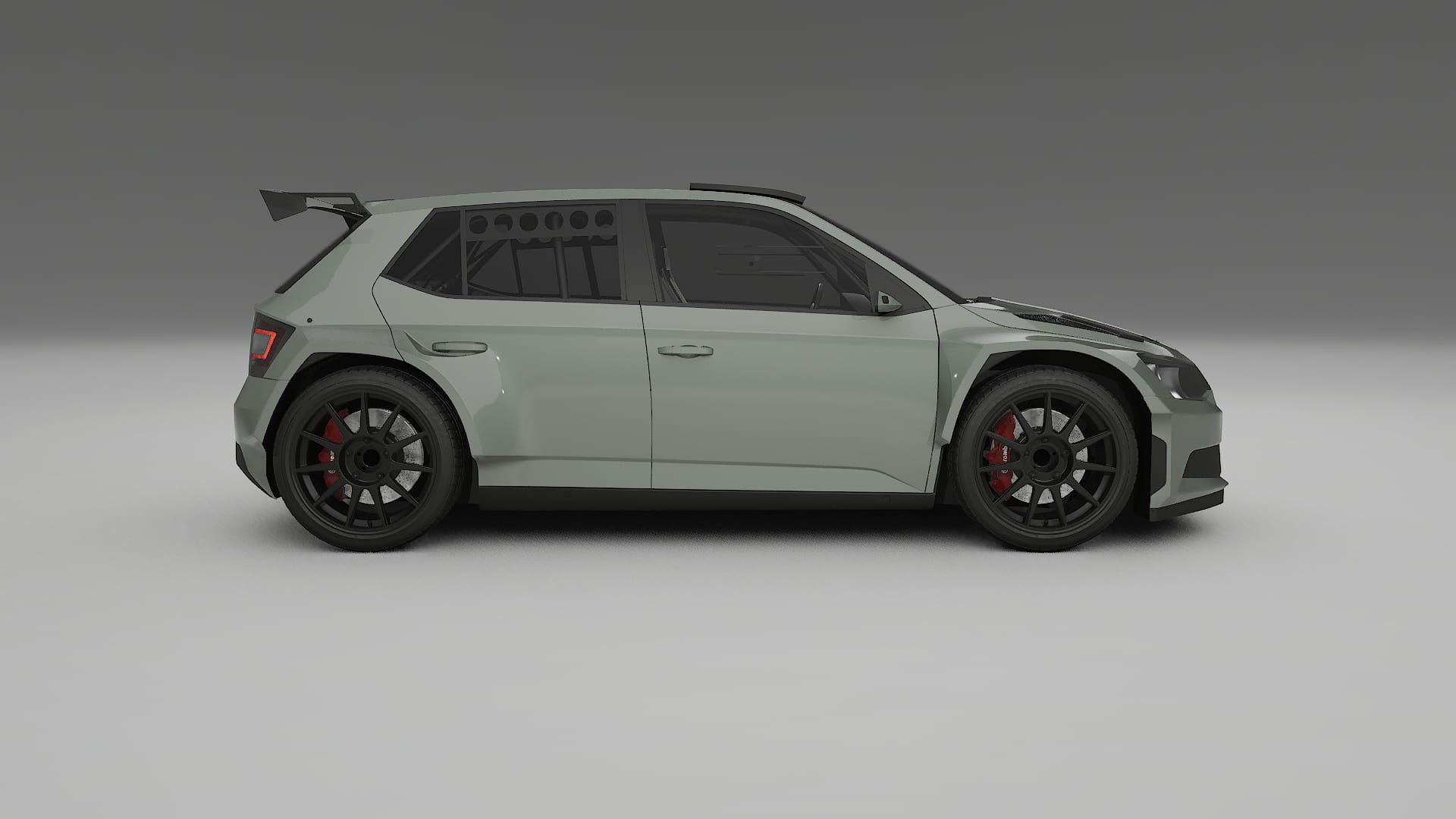 Škoda Fabia R5 6V TPU Lackschutzfolie | SLATE Farbwechsel PPF – Komplett-Vorgeschnittener Kit