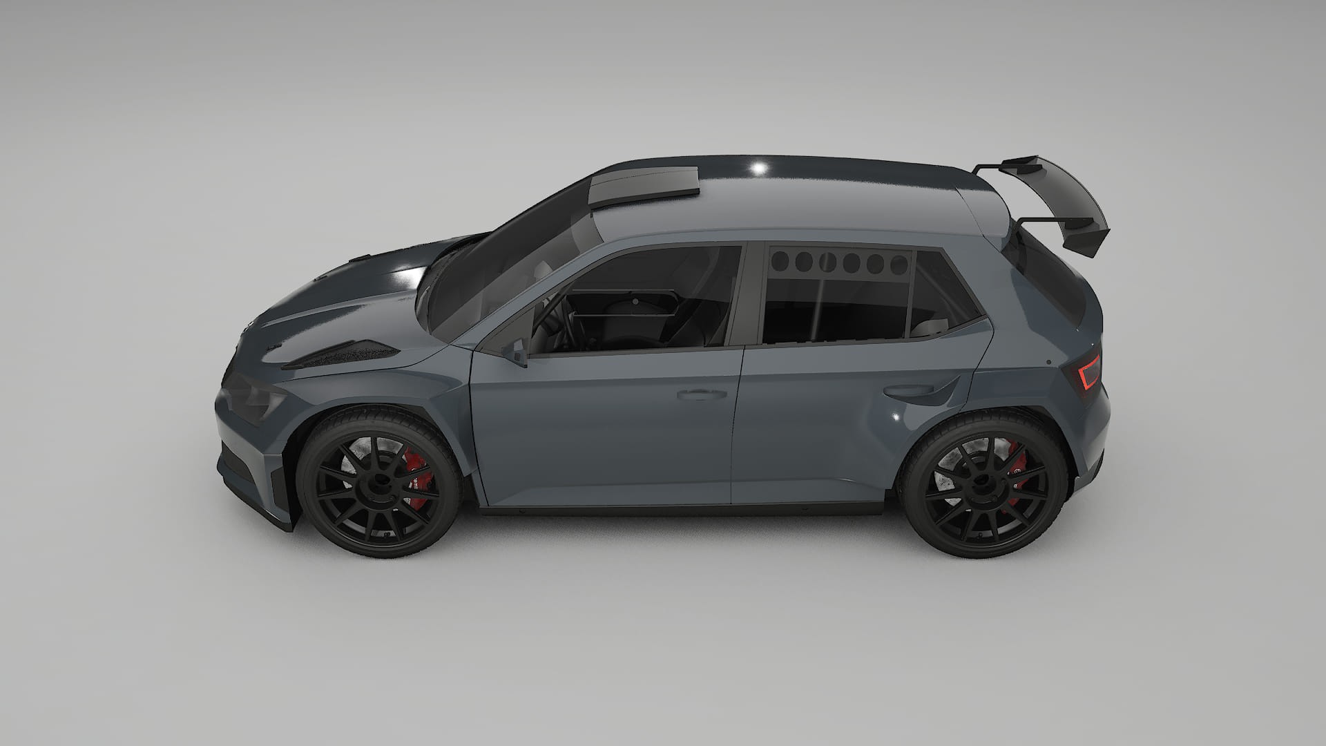 Škoda Fabia R5 6V TPU Lackschutzfolie | GRANITE Farbwechsel PPF – Komplett-Vorgeschnittener Kit