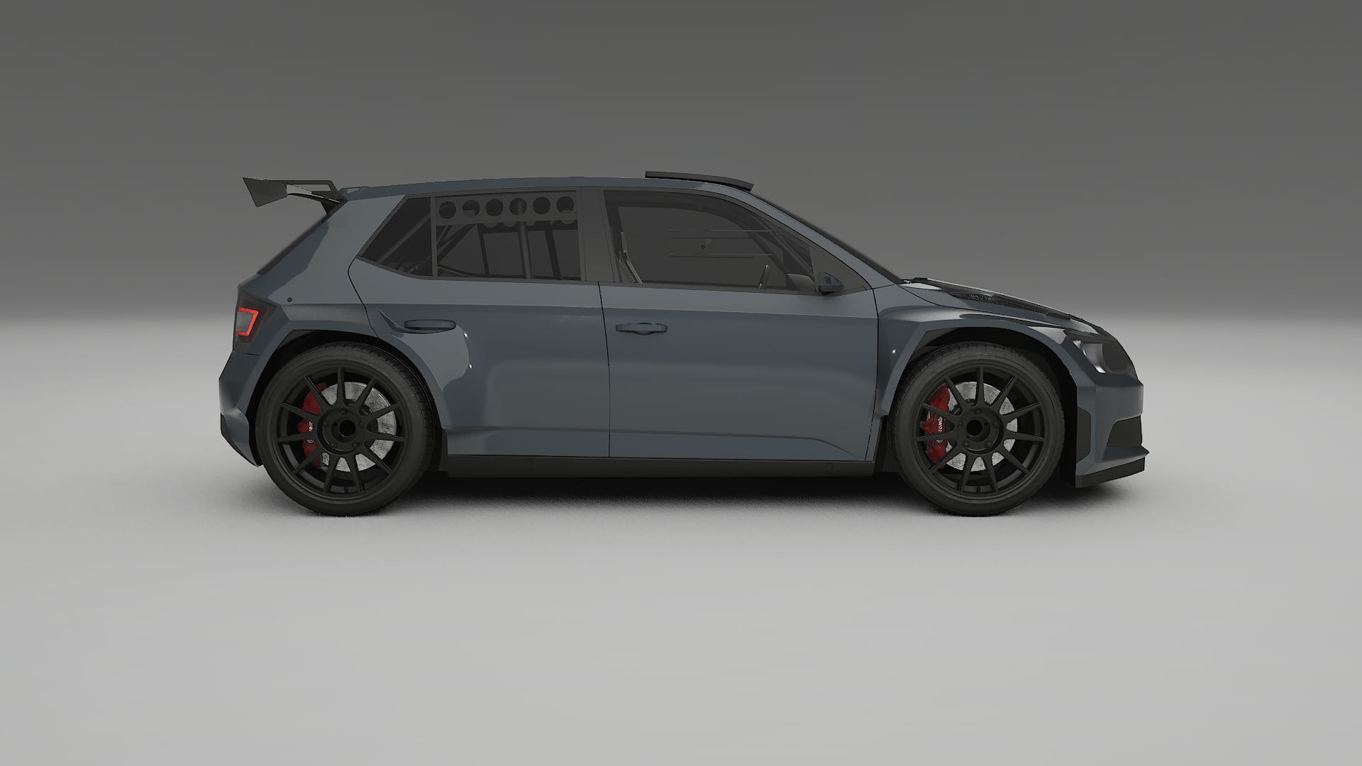 Škoda Fabia R5 6V TPU Lackschutzfolie | GRANITE Farbwechsel PPF – Komplett-Vorgeschnittener Kit