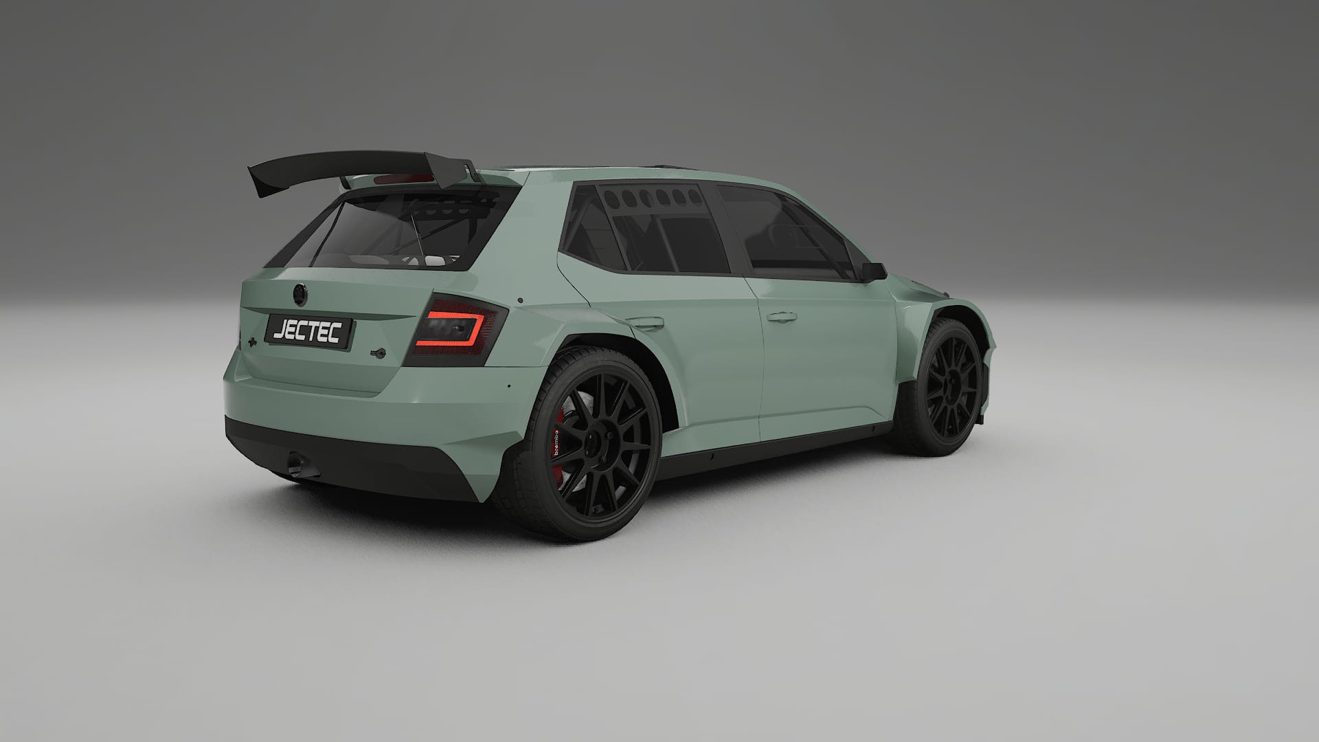 Škoda Fabia R5 6V TPU Lackschutzfolie | CINDER Farbwechsel PPF – Komplett-Vorgeschnittener Kit