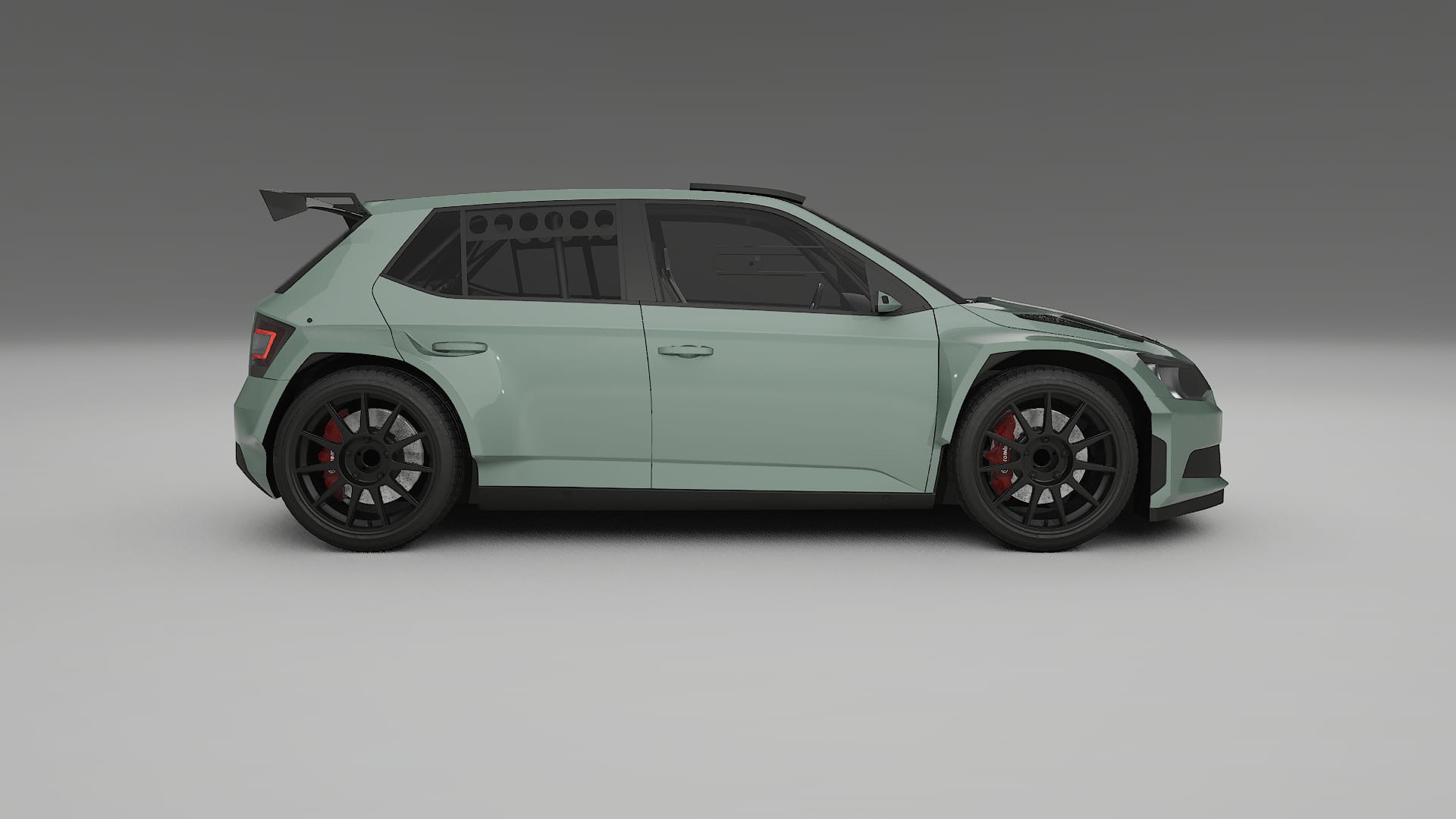 Škoda Fabia R5 6V TPU Lackschutzfolie | CINDER Farbwechsel PPF – Komplett-Vorgeschnittener Kit