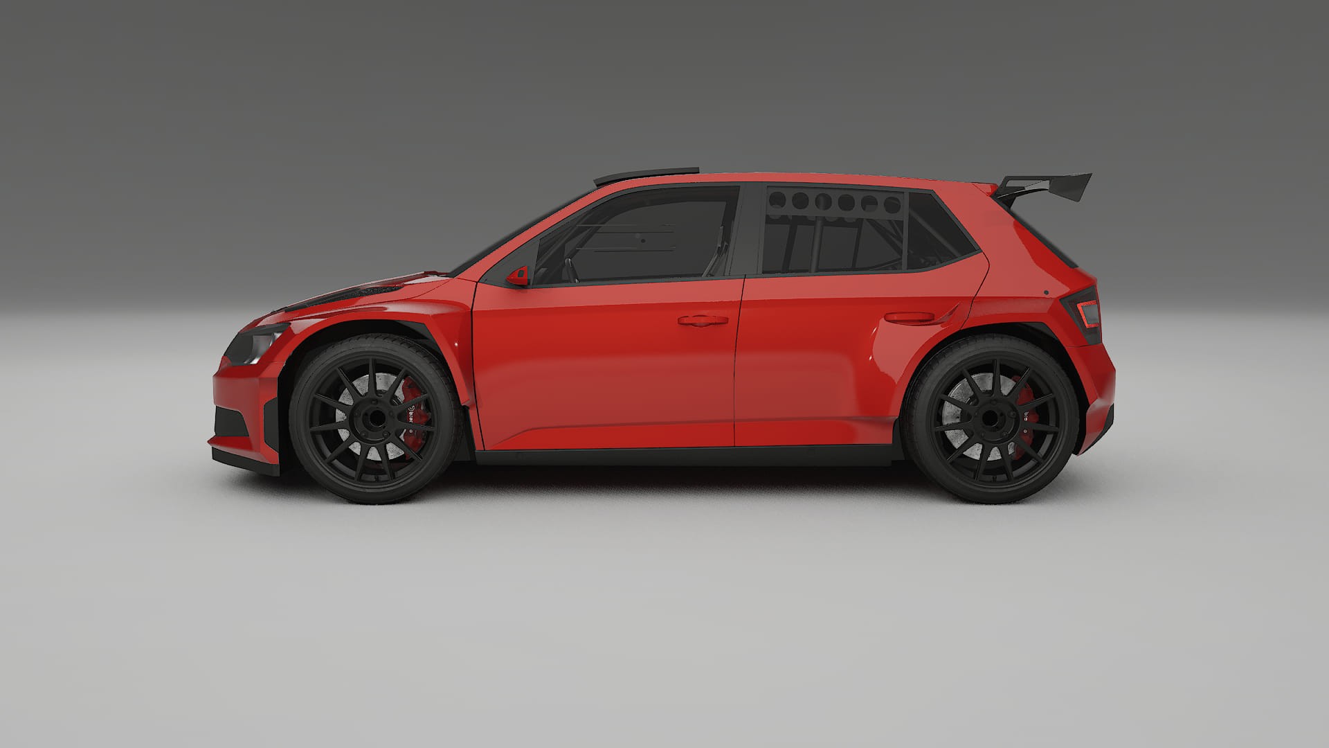 Škoda Fabia R5 6V TPU Lackschutzfolie | BLAZE Farbwechsel PPF – Komplett-Vorgeschnittener Kit