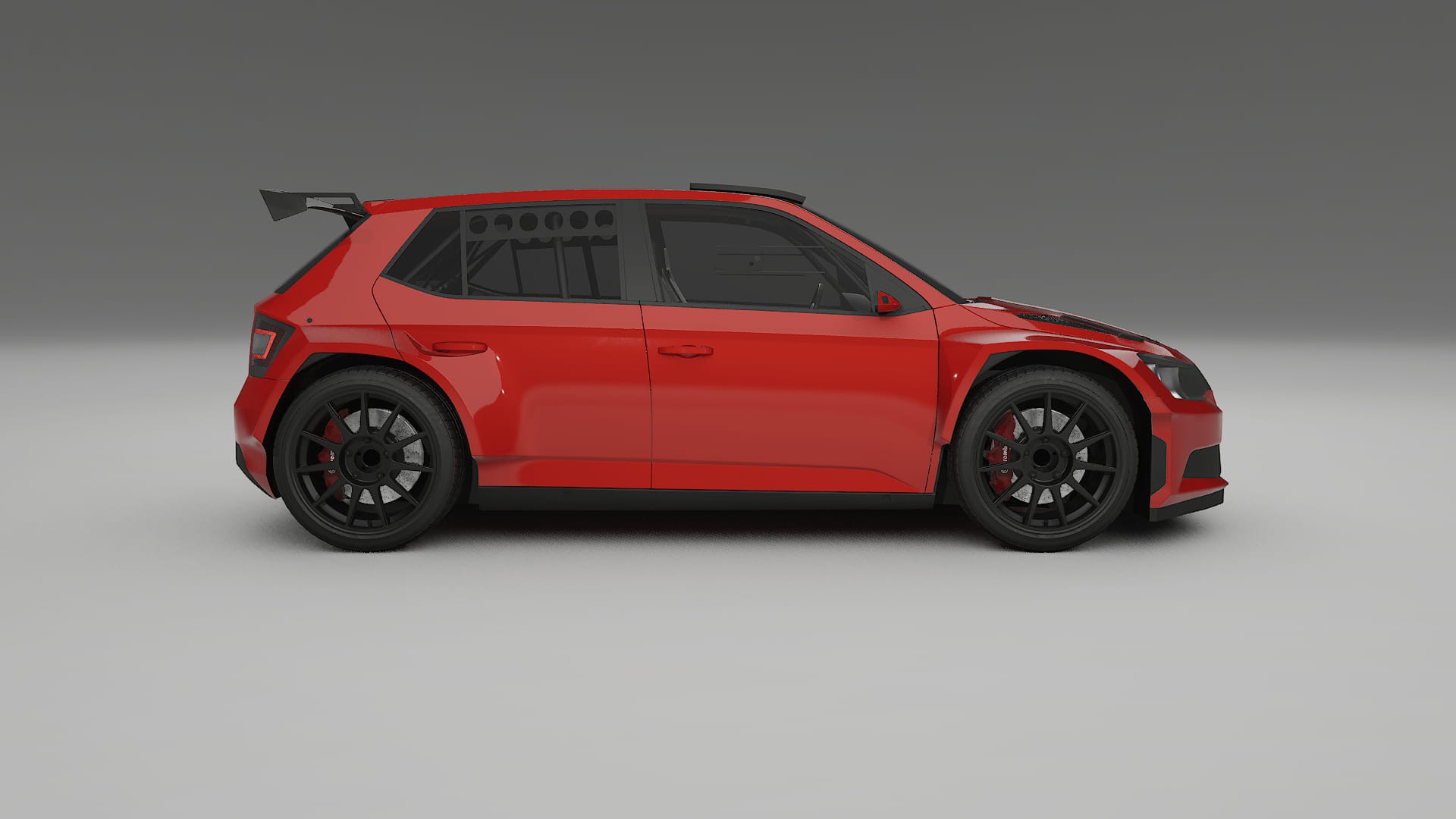 Škoda Fabia R5 6V TPU Lackschutzfolie | BLAZE Farbwechsel PPF – Komplett-Vorgeschnittener Kit