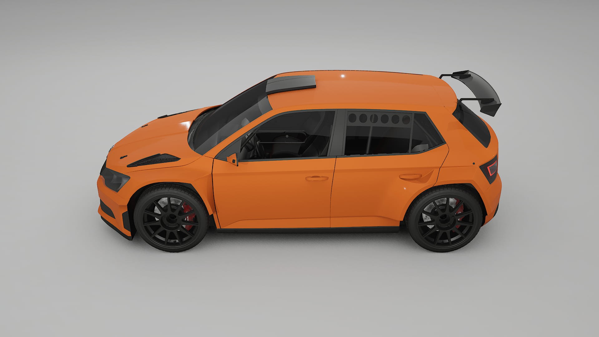 Škoda Fabia R5 6V TPU Lackschutzfolie | ROCKET Farbwechsel PPF – Komplett-Vorgeschnittener Kit