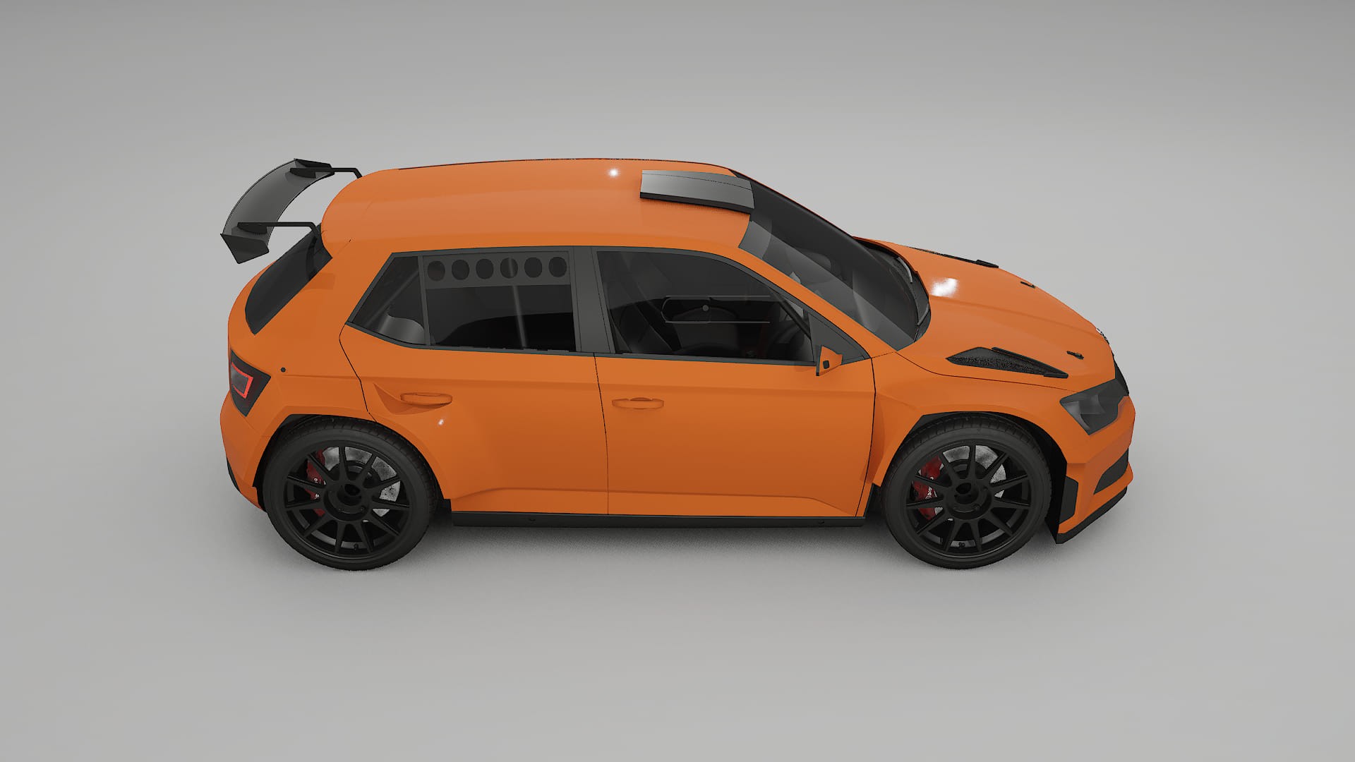 Škoda Fabia R5 6V TPU Lackschutzfolie | ROCKET Farbwechsel PPF – Komplett-Vorgeschnittener Kit