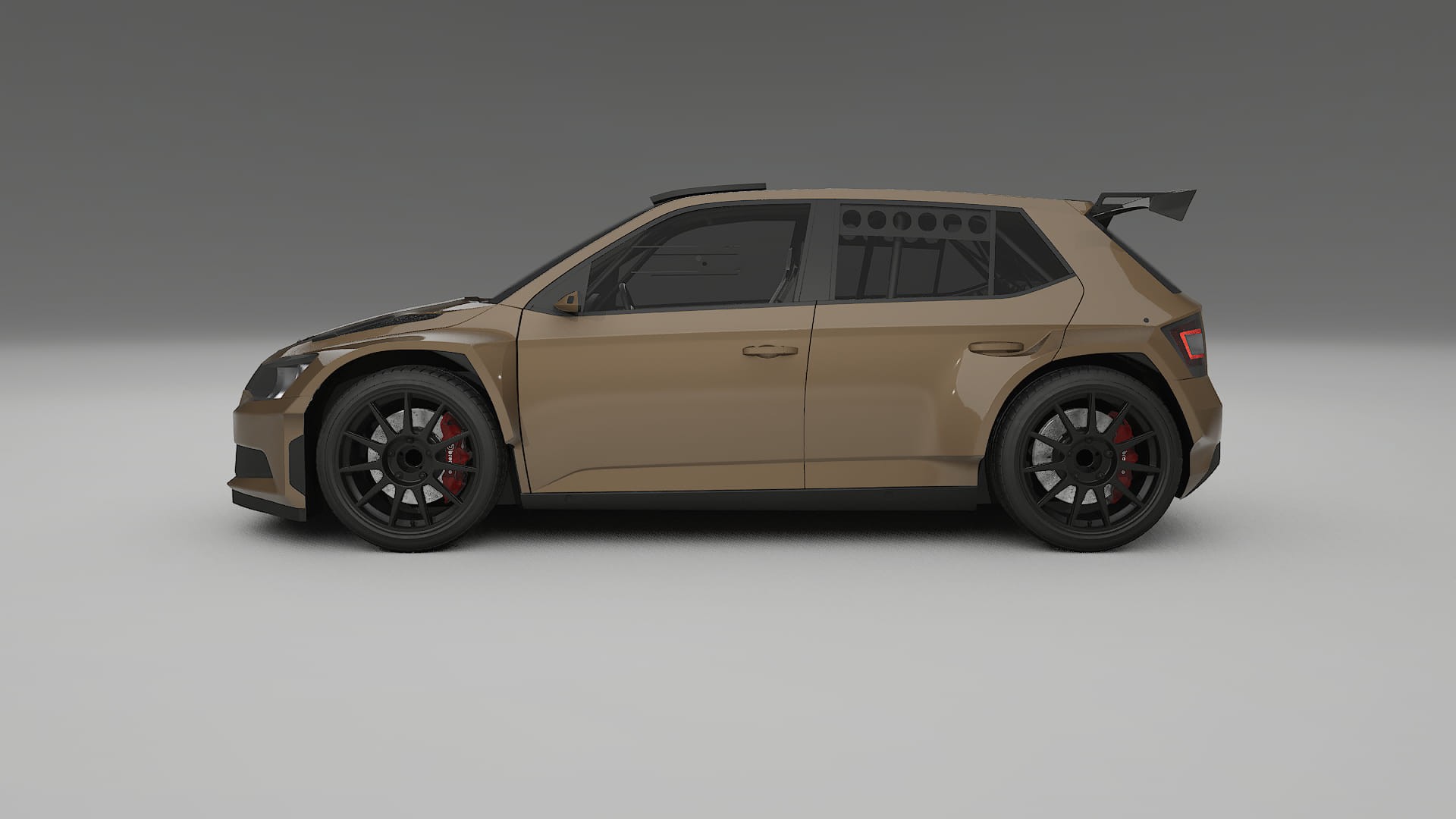 Škoda Fabia R5 6V TPU Lackschutzfolie | SAHARA Farbwechsel PPF – Komplett-Vorgeschnittener Kit