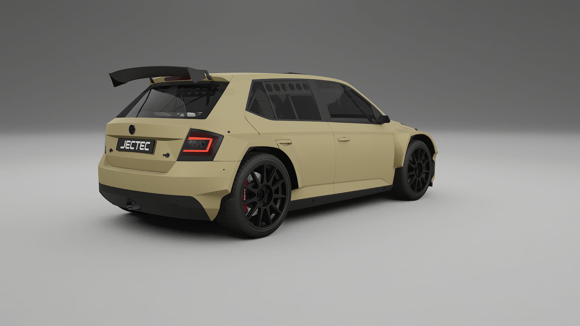 Škoda Fabia R5 6V TPU Lackschutzfolie | SAND Farbwechsel PPF – Komplett-Vorgeschnittener Kit