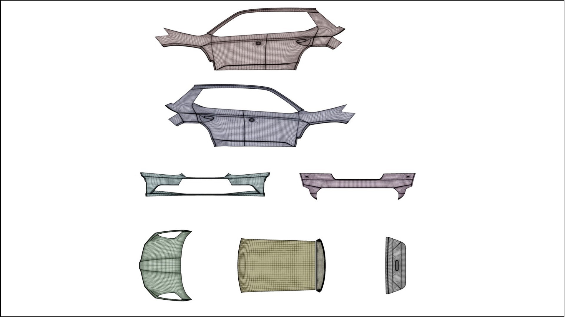 Škoda Fabia R5 6V TPU Lackschutzfolie | VIOLET Farbwechsel PPF – Komplett-Vorgeschnittener Kit