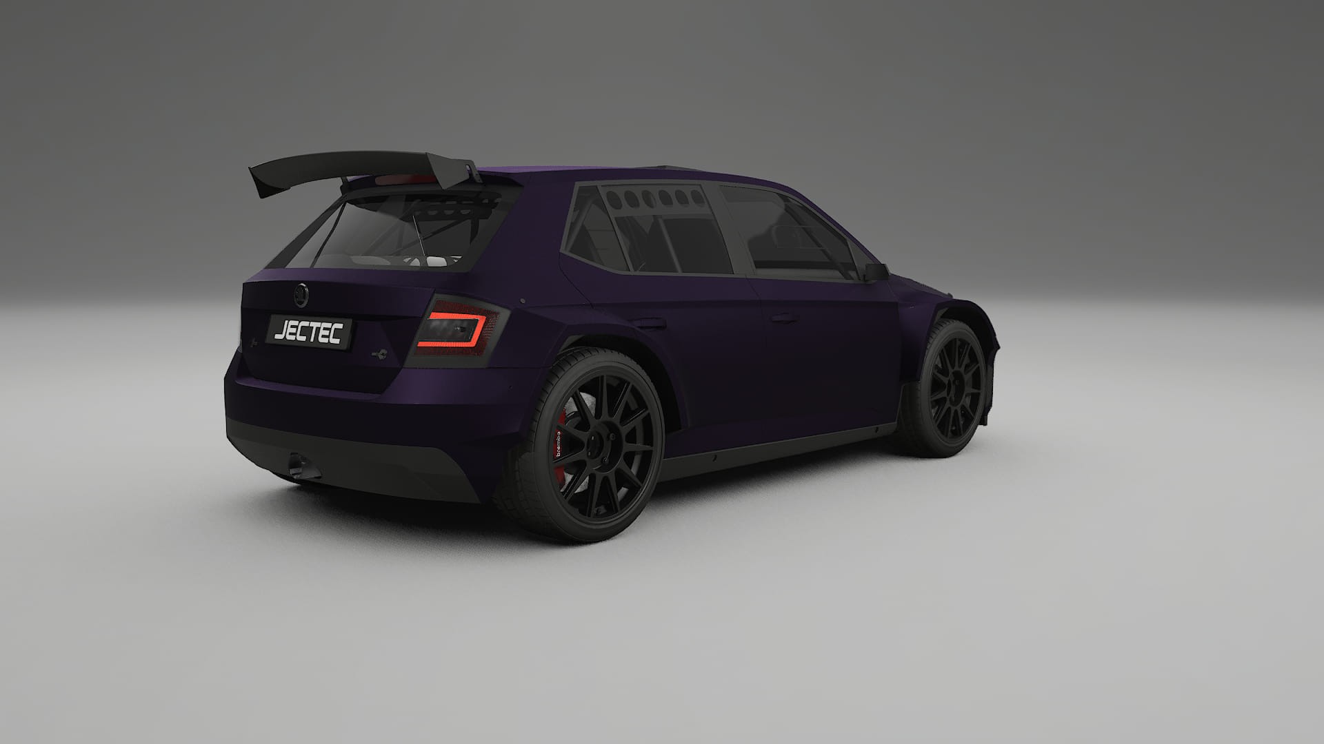 Škoda Fabia R5 6V TPU Lackschutzfolie | VIOLET Farbwechsel PPF – Komplett-Vorgeschnittener Kit