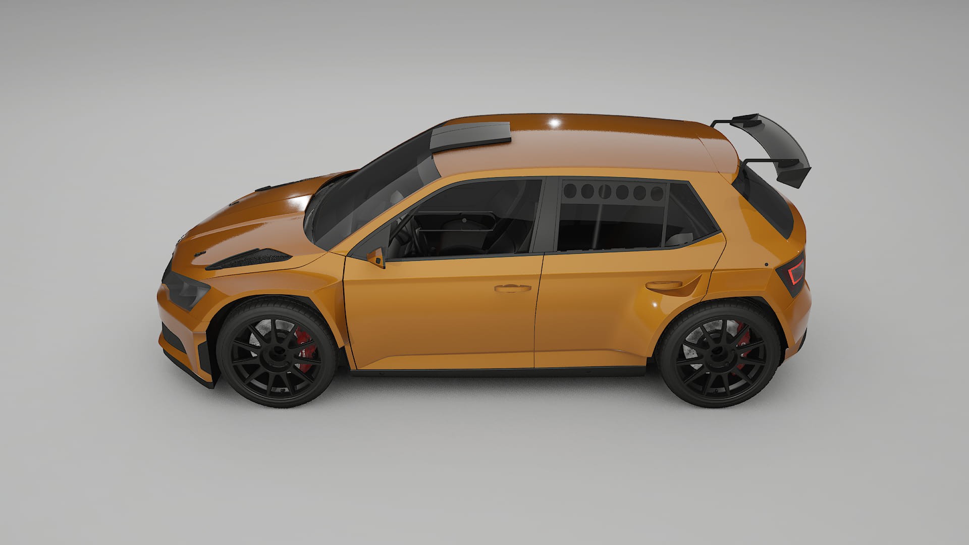 Škoda Fabia R5 6V TPU Lackschutzfolie | DAISY Farbwechsel PPF – Komplett-Vorgeschnittener Kit