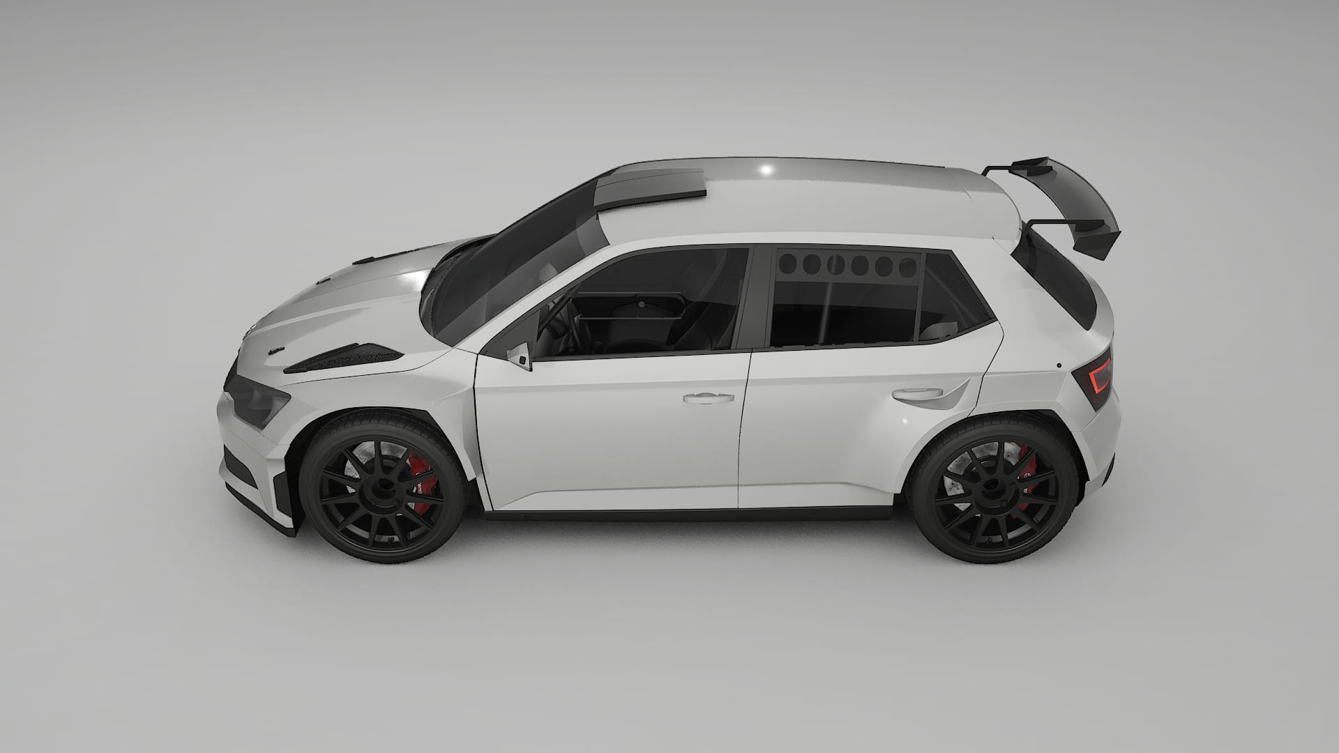 Škoda Fabia R5 6V TPU Lackschutzfolie | PEARL Farbwechsel PPF – Komplett-Vorgeschnittener Kit