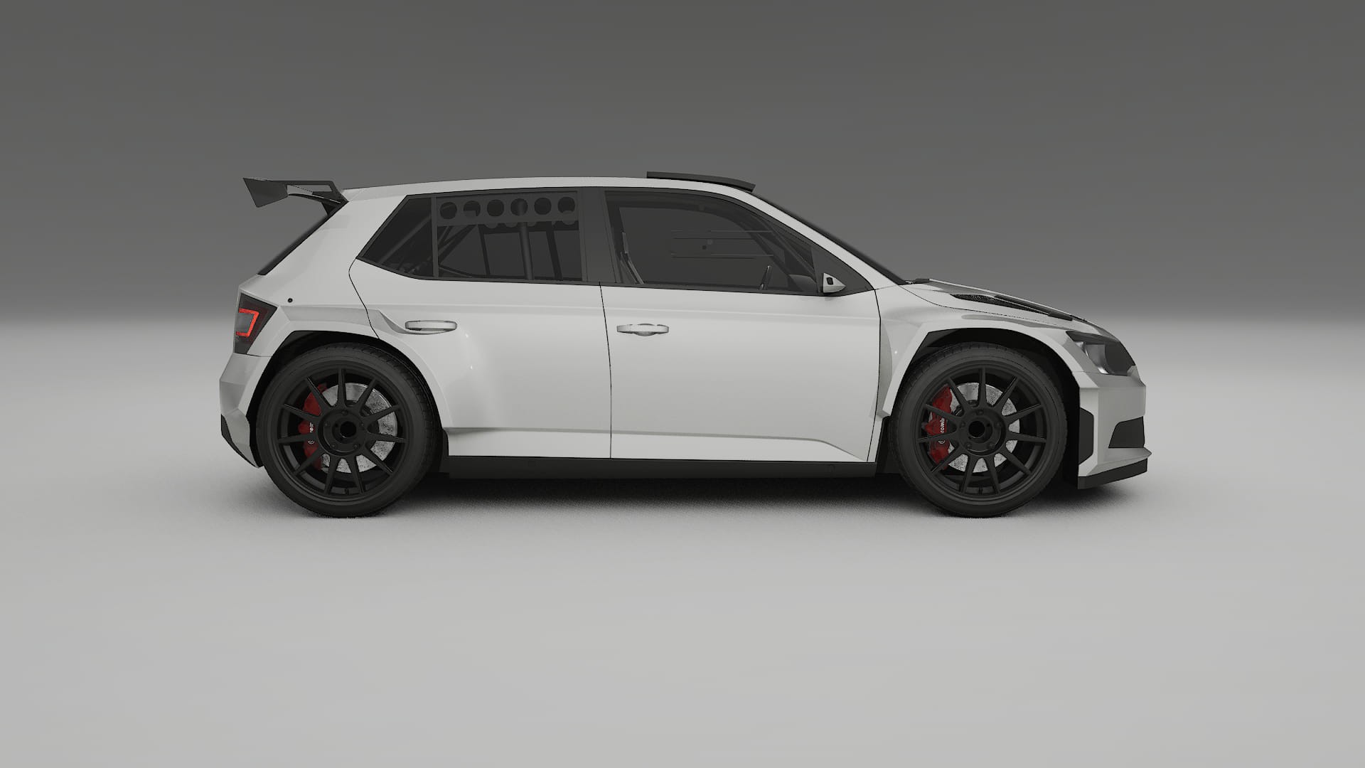 Škoda Fabia R5 6V TPU Lackschutzfolie | PEARL Farbwechsel PPF – Komplett-Vorgeschnittener Kit