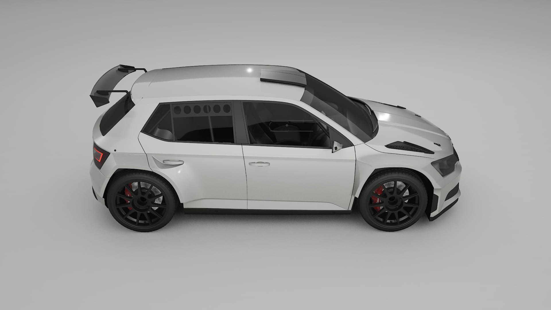 Škoda Fabia R5 6V TPU Lackschutzfolie | PEARL Farbwechsel PPF – Komplett-Vorgeschnittener Kit