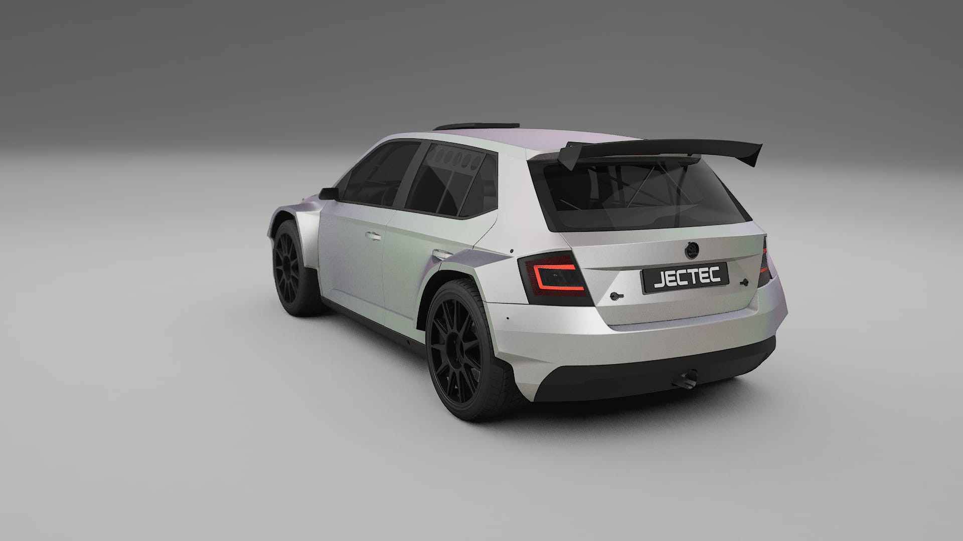 Škoda Fabia R5 6V TPU Lackschutzfolie | NEBULA Farbwechsel PPF – Komplett-Vorgeschnittener Kit
