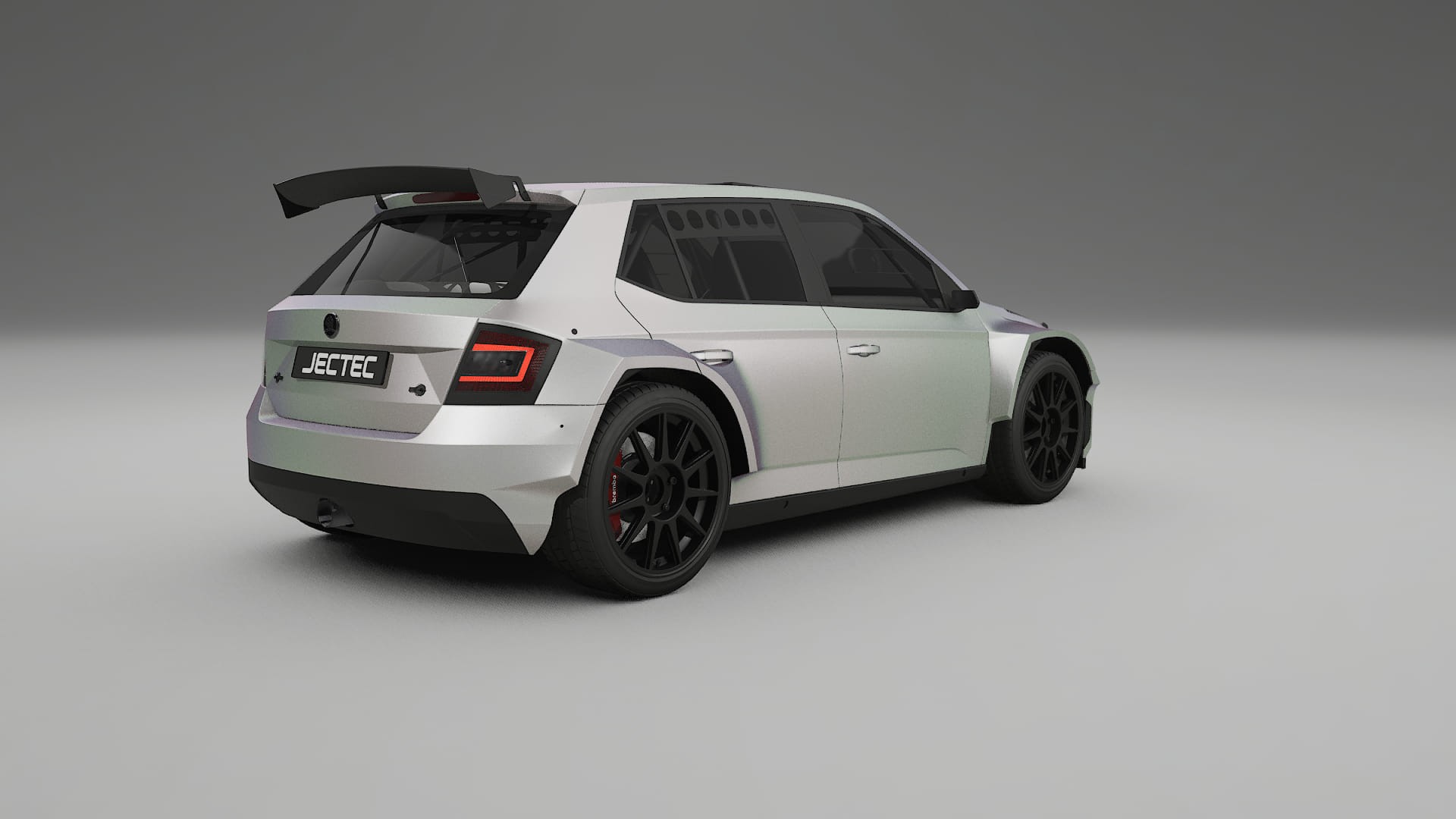 Škoda Fabia R5 6V TPU Lackschutzfolie | NEBULA Farbwechsel PPF – Komplett-Vorgeschnittener Kit
