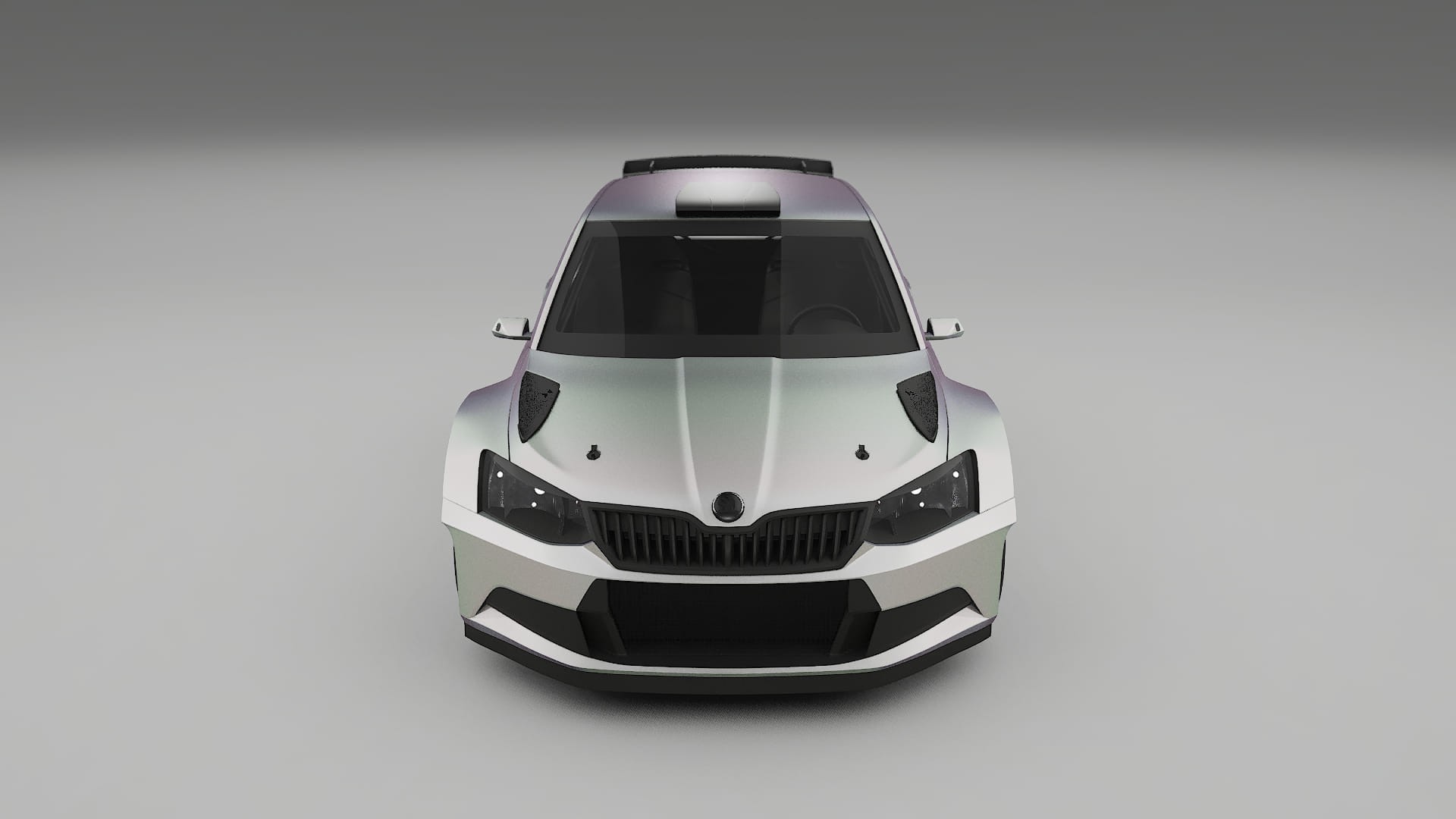 Škoda Fabia R5 6V TPU Lackschutzfolie | NEBULA Farbwechsel PPF – Komplett-Vorgeschnittener Kit