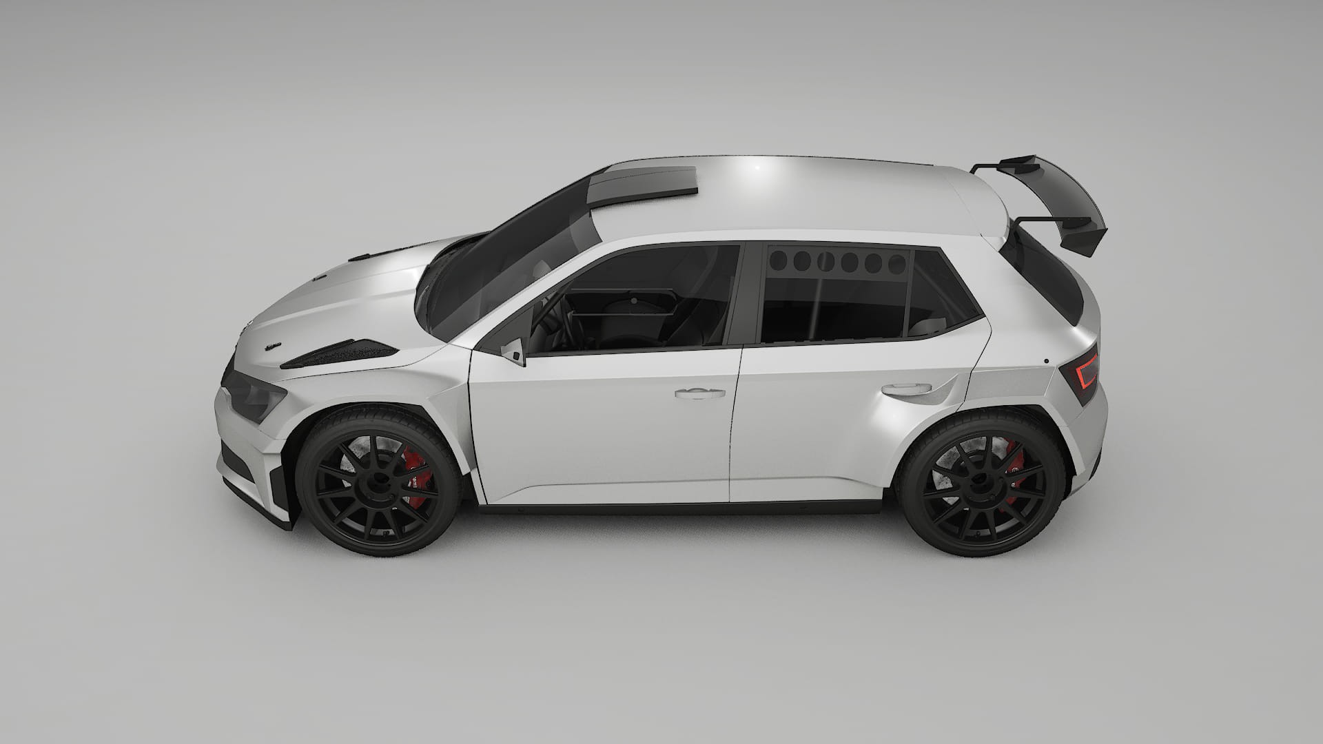 Škoda Fabia R5 6V TPU Lackschutzfolie | OPAL Farbwechsel PPF – Komplett-Vorgeschnittener Kit