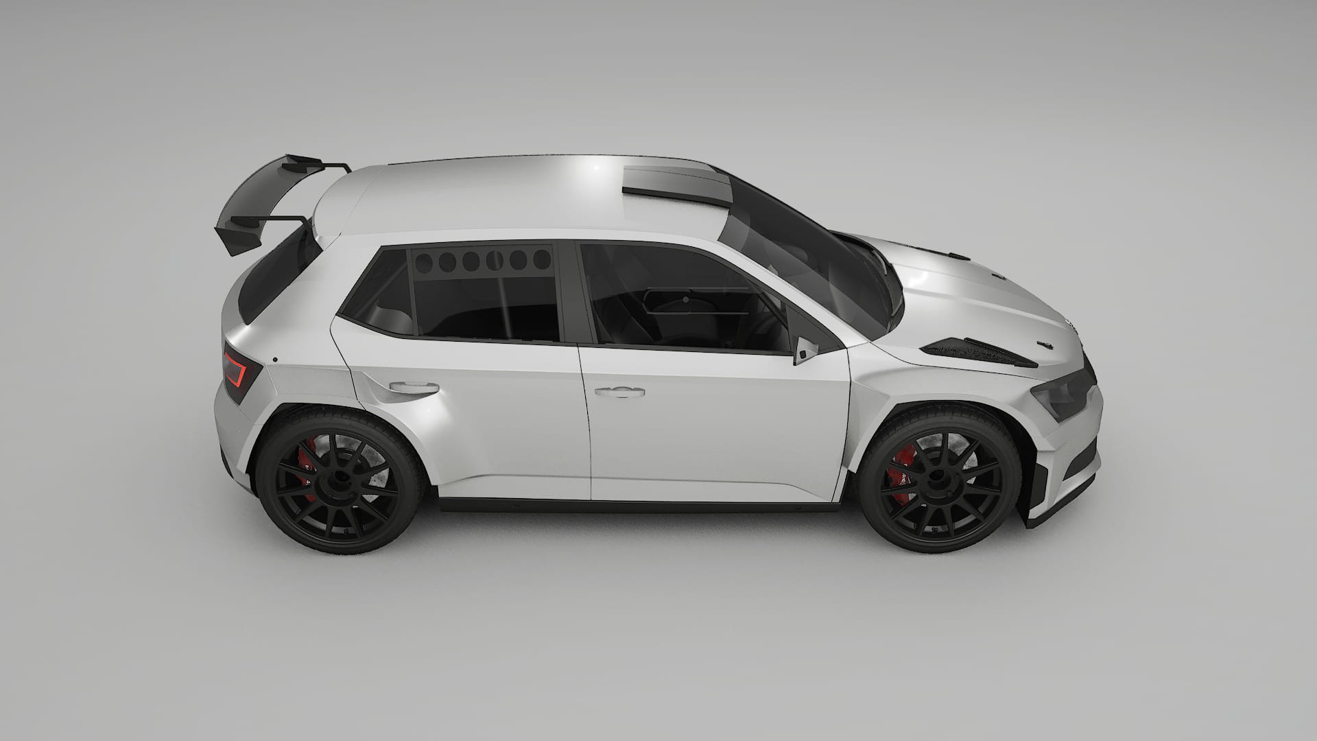 Škoda Fabia R5 6V TPU Lackschutzfolie | OPAL Farbwechsel PPF – Komplett-Vorgeschnittener Kit