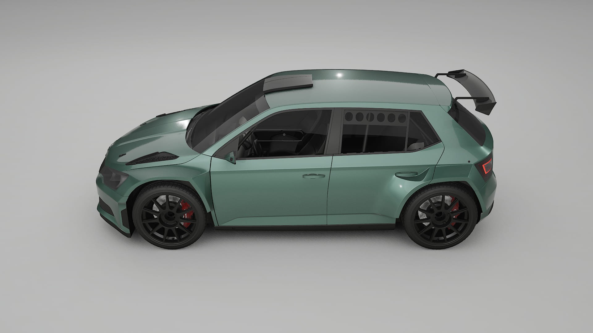 Škoda Fabia R5 6V TPU Lackschutzfolie | EVERGREEN Farbwechsel PPF – Komplett-Vorgeschnittener Kit