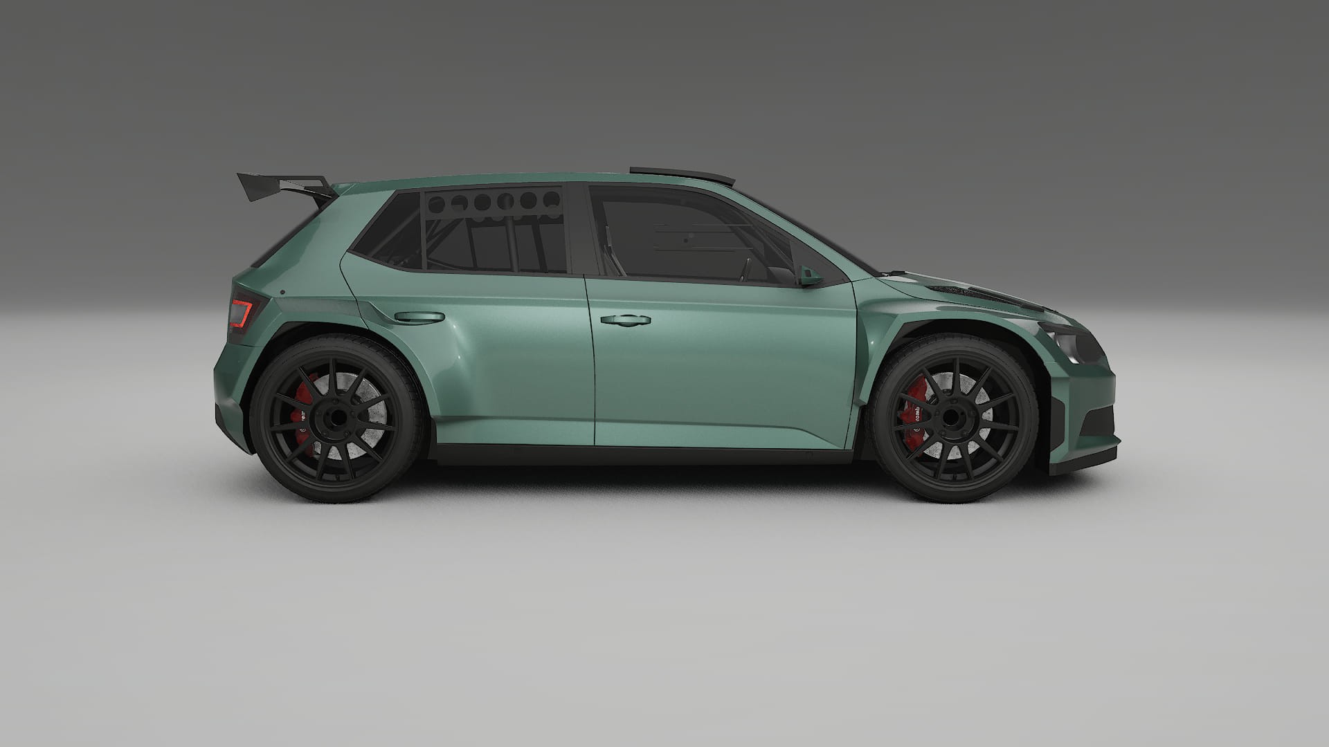 Škoda Fabia R5 6V TPU Lackschutzfolie | EVERGREEN Farbwechsel PPF – Komplett-Vorgeschnittener Kit
