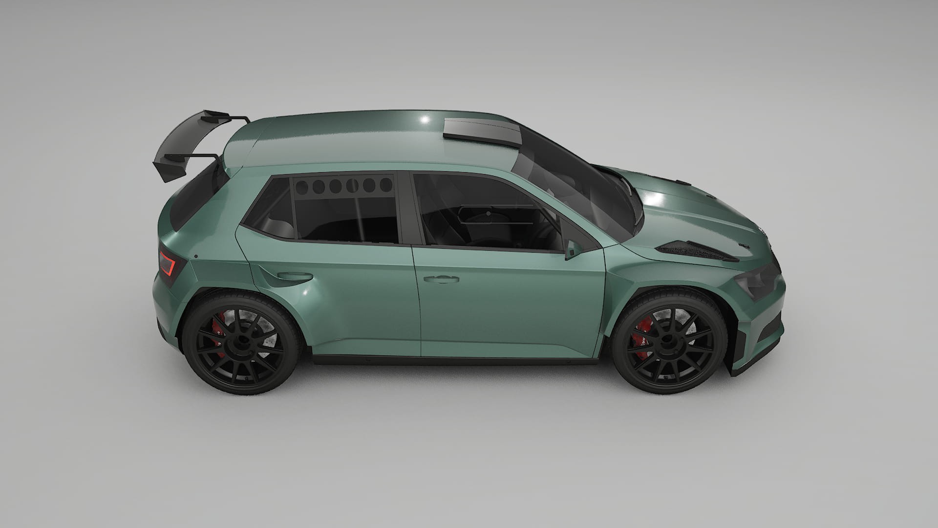Škoda Fabia R5 6V TPU Lackschutzfolie | EVERGREEN Farbwechsel PPF – Komplett-Vorgeschnittener Kit