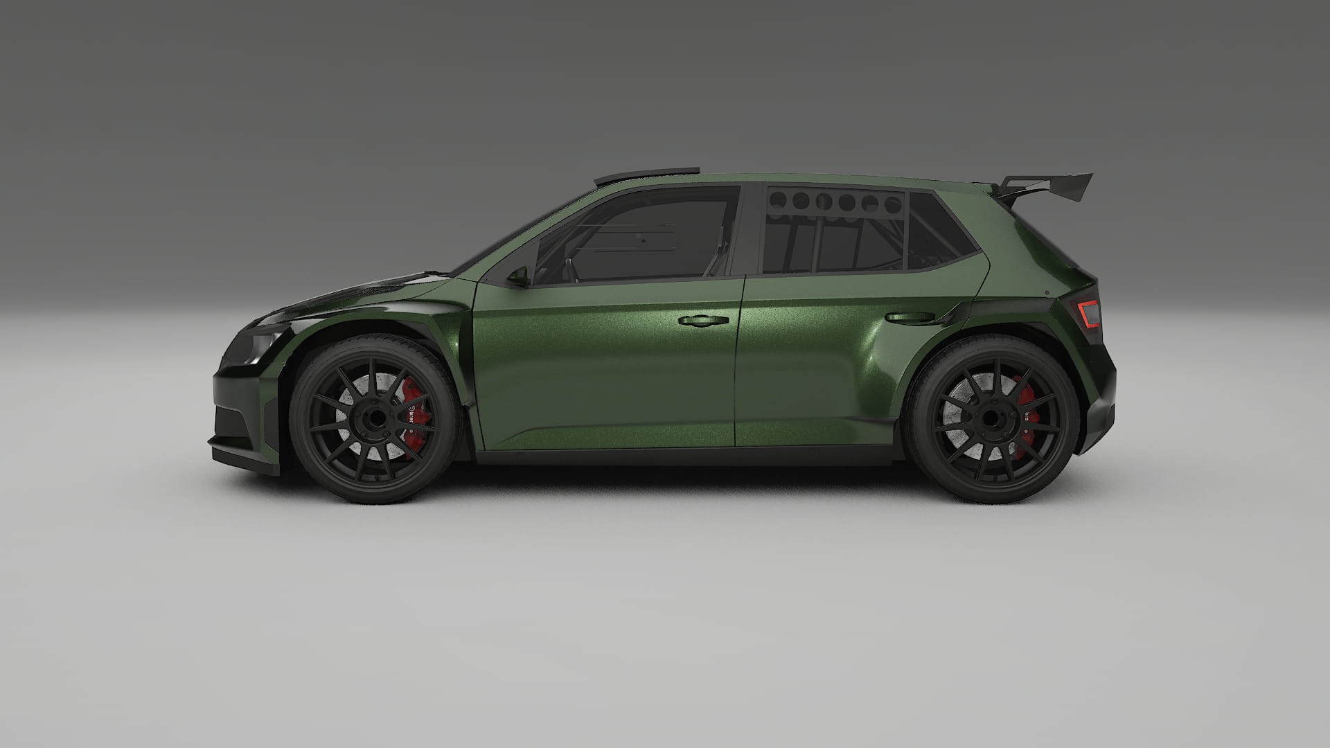 Škoda Fabia R5 6V TPU Lackschutzfolie | LAGOON Farbwechsel PPF – Komplett-Vorgeschnittener Kit