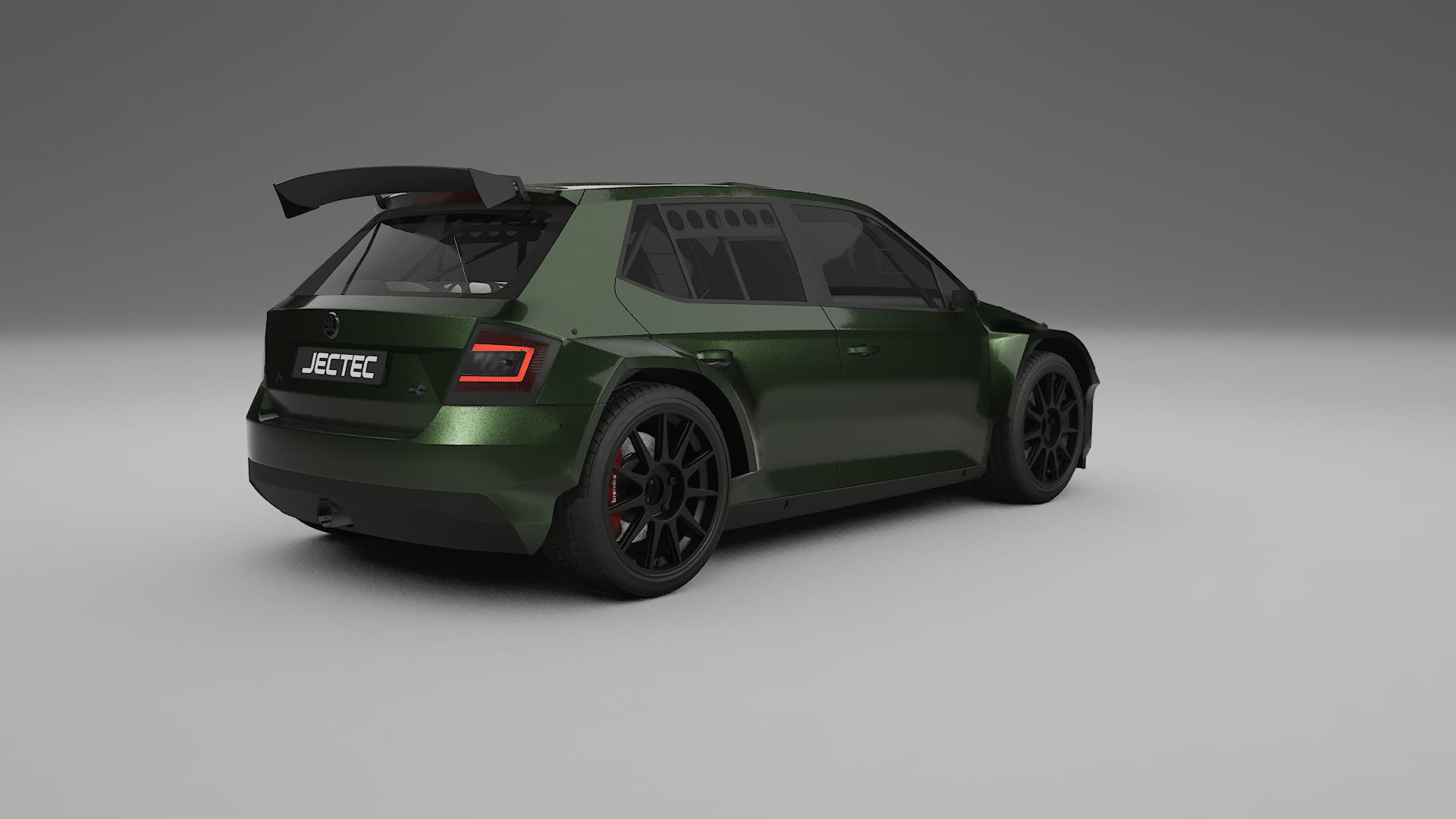Škoda Fabia R5 6V TPU Lackschutzfolie | LAGOON Farbwechsel PPF – Komplett-Vorgeschnittener Kit