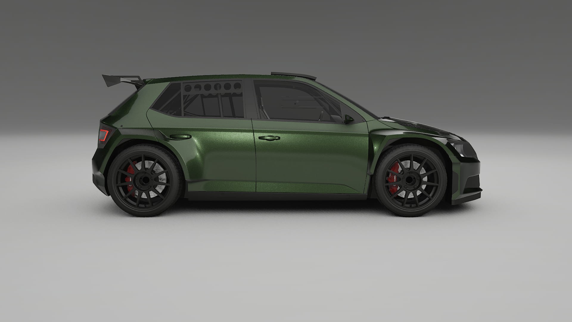 Škoda Fabia R5 6V TPU Lackschutzfolie | LAGOON Farbwechsel PPF – Komplett-Vorgeschnittener Kit