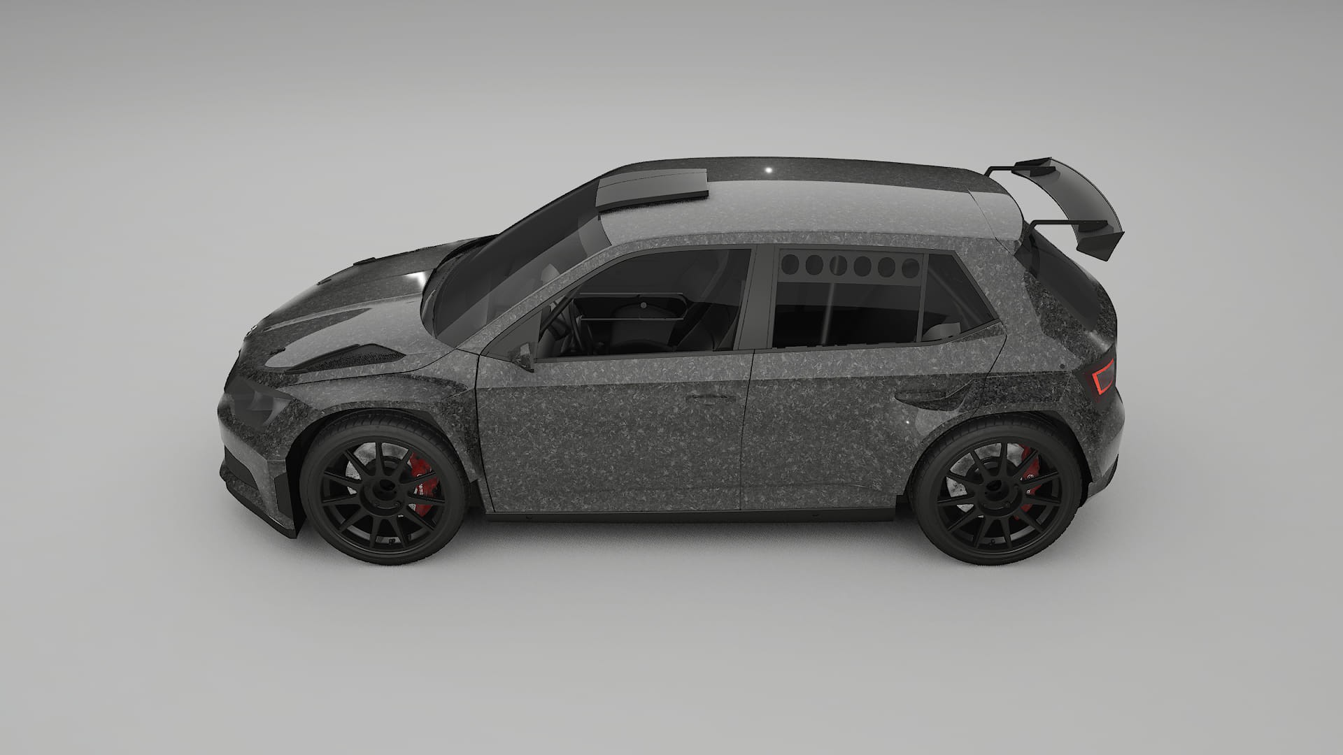 Škoda Fabia R5 6V TPU Lackschutzfolie | FORGED S Farbwechsel PPF – Komplett-Vorgeschnittener Kit