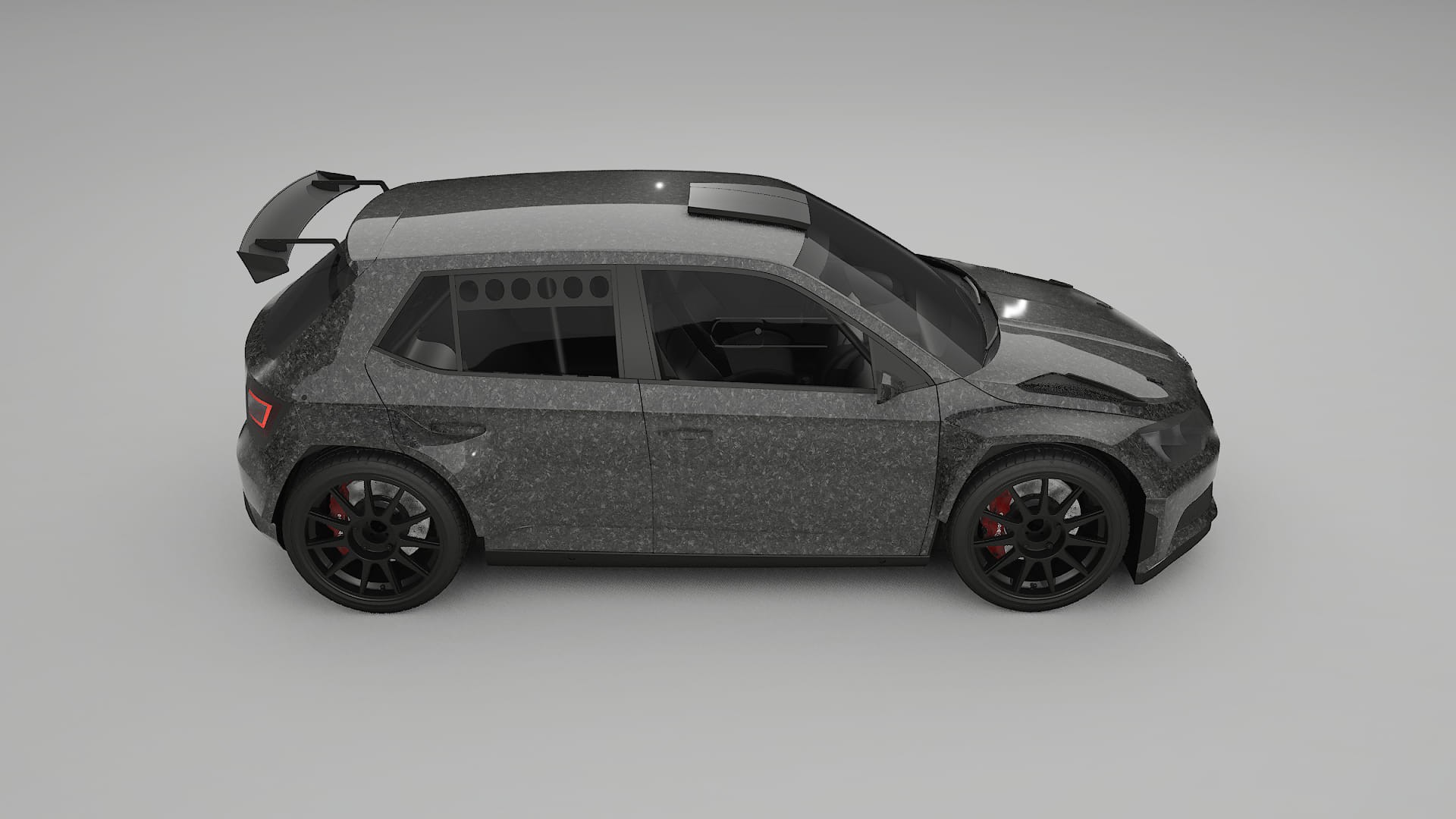 Škoda Fabia R5 6V TPU Lackschutzfolie | FORGED S Farbwechsel PPF – Komplett-Vorgeschnittener Kit