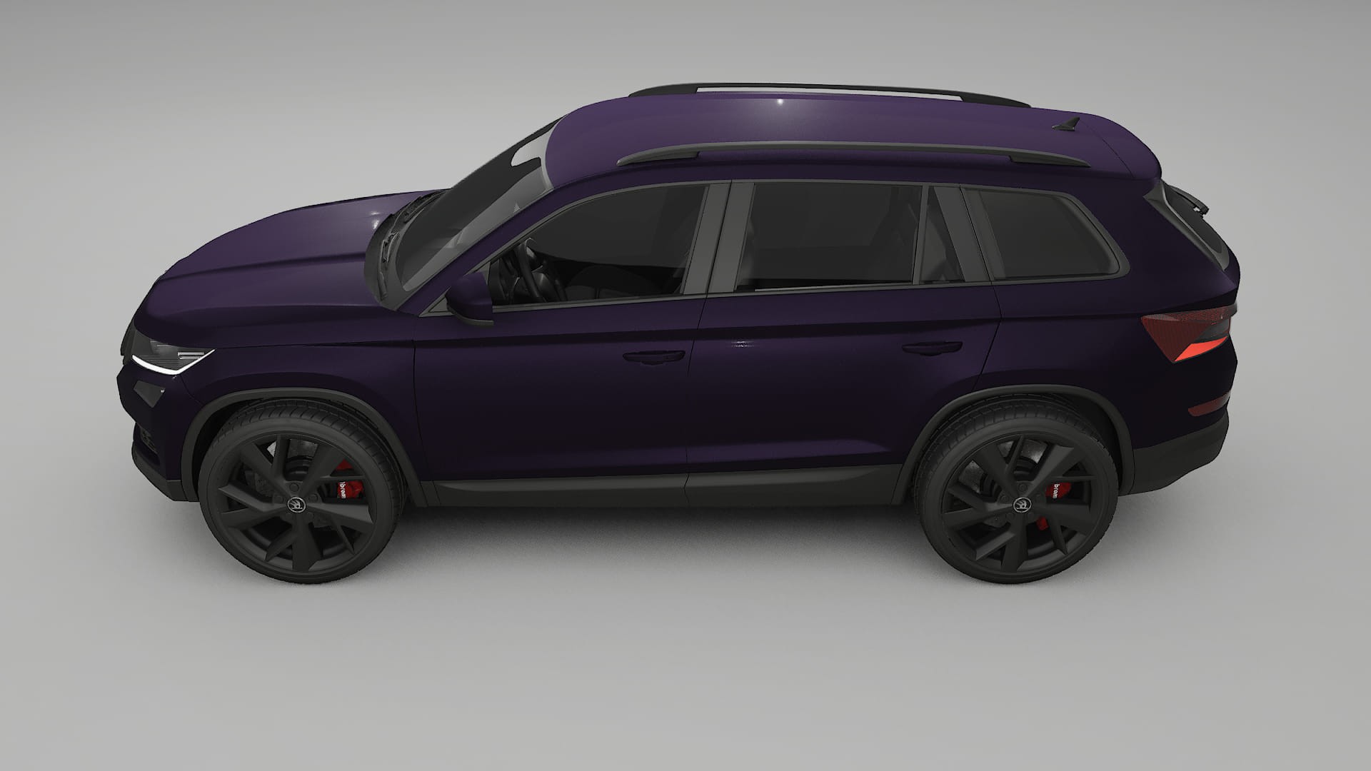 Škoda Kodiaq NS7 TPU Lackschutzfolie | VIOLET Farbwechsel PPF – Komplett-Vorgeschnittener Kit