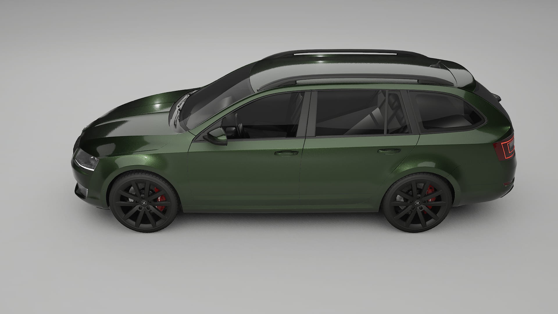 Škoda Octavia combi 5E TPU Lackschutzfolie | LAGOON Farbwechsel PPF – Komplett-Vorgeschnittener Kit