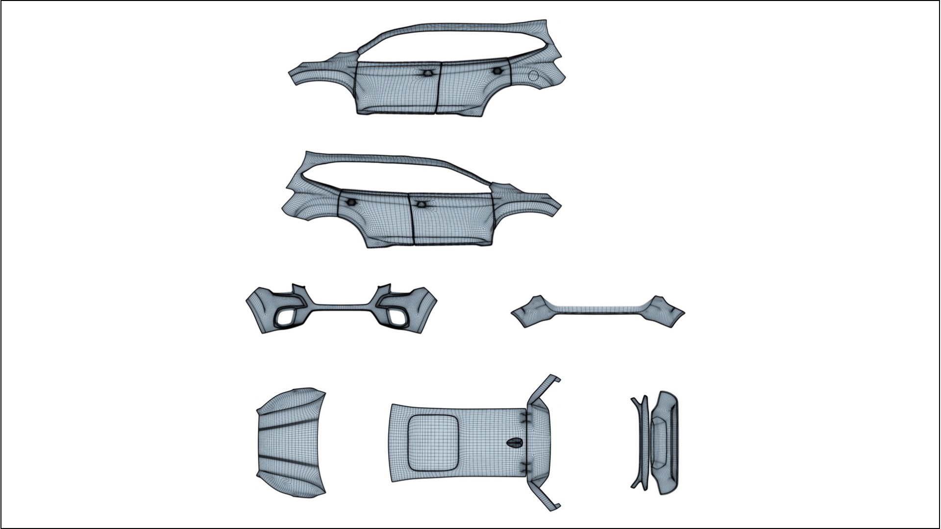 Subaru Forester V SK facelift LCI TPU Lackschutzfolie | DUSTY Farbwechsel PPF – Komplett-Vorgeschnittener Kit