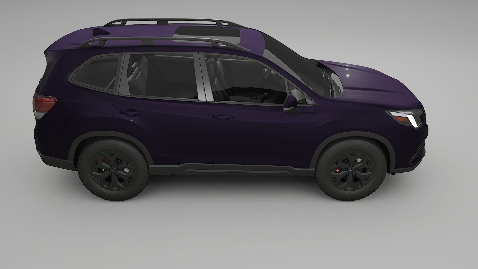 Subaru Forester V SK facelift LCI TPU Lackschutzfolie | VIOLET Farbwechsel PPF – Komplett-Vorgeschnittener Kit
