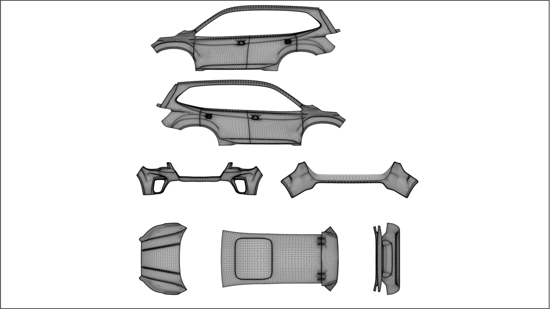 Subaru Forester V SK prefacelift pre LCI TPU Lackschutzfolie | BLUSH Farbwechsel PPF – Komplett-Vorgeschnittener Kit