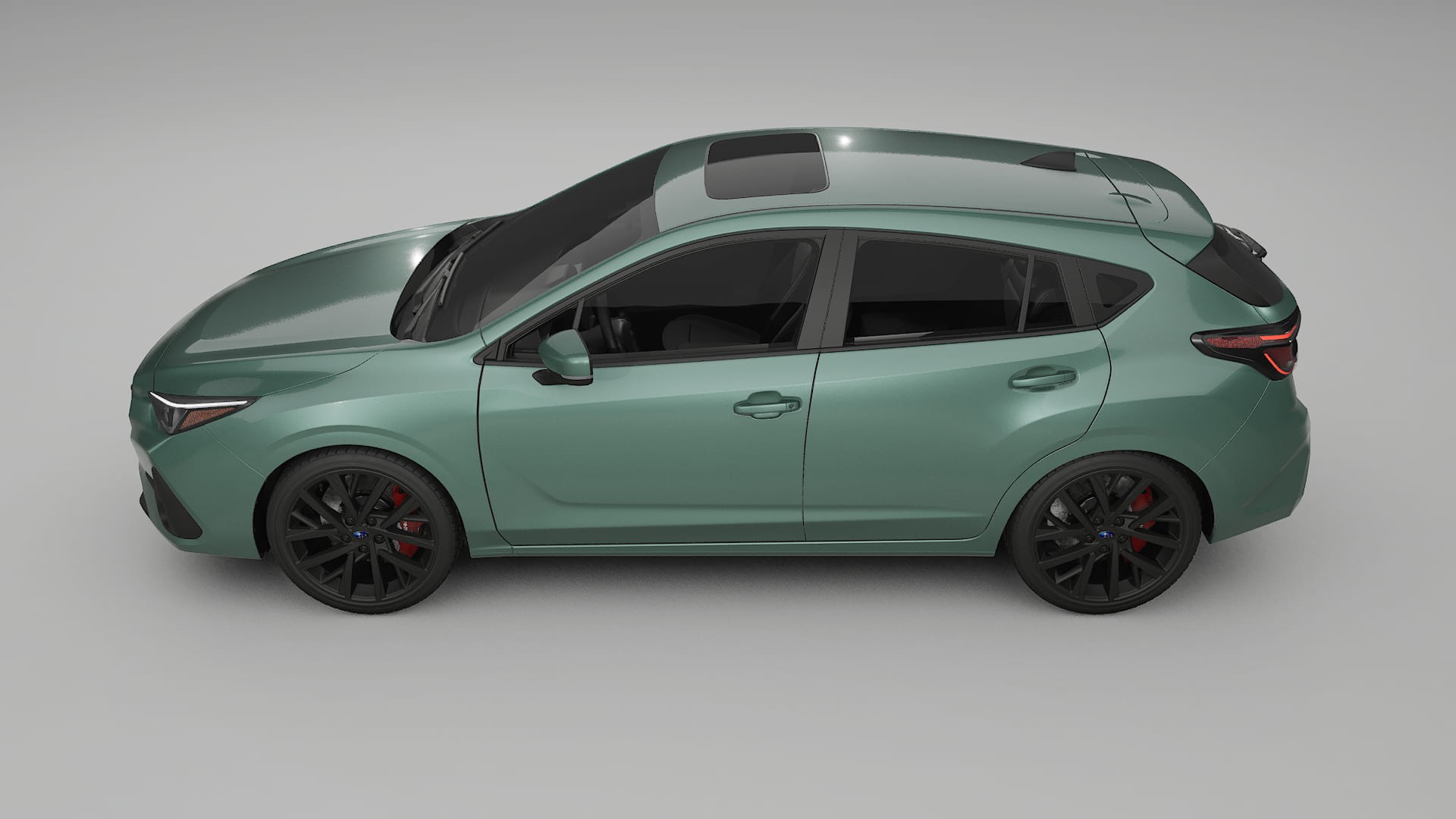 Subaru Impreza GU TPU Lackschutzfolie | EVERGREEN Farbwechsel PPF – Komplett-Vorgeschnittener Kit