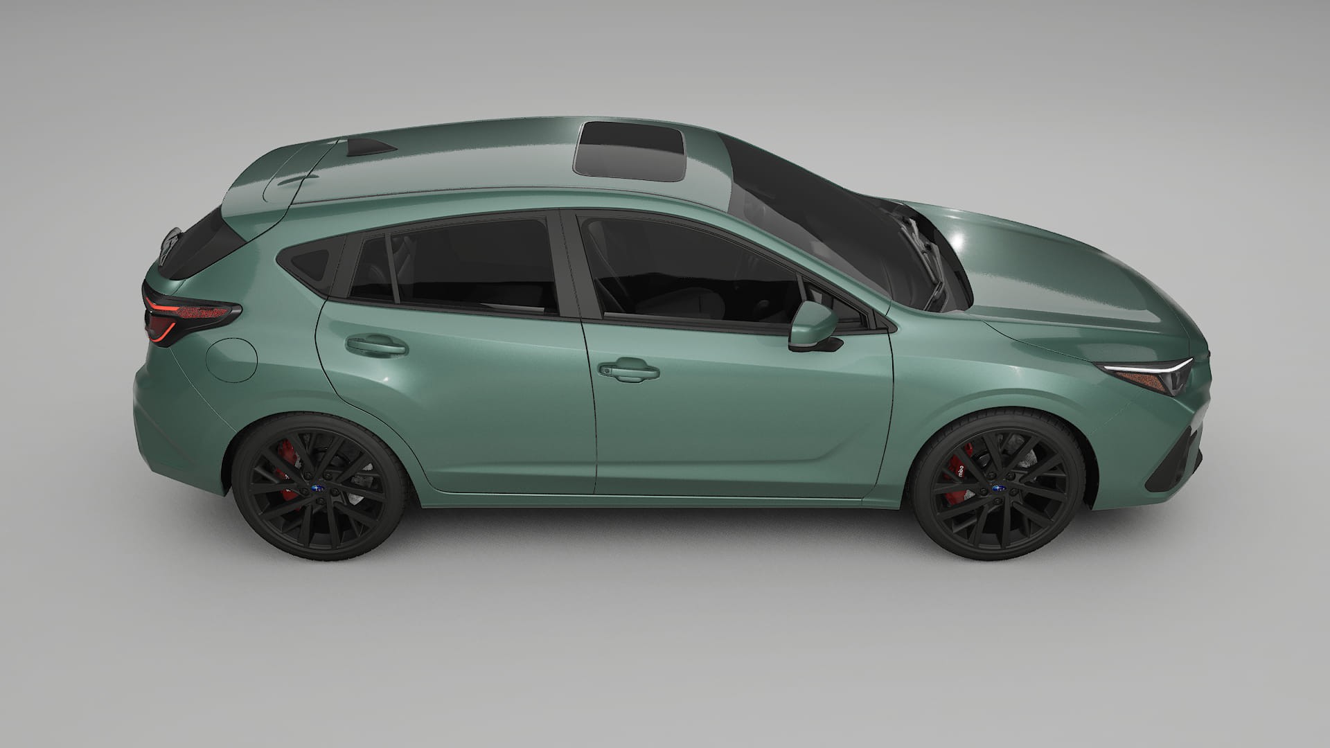 Subaru Impreza GU TPU Lackschutzfolie | EVERGREEN Farbwechsel PPF – Komplett-Vorgeschnittener Kit