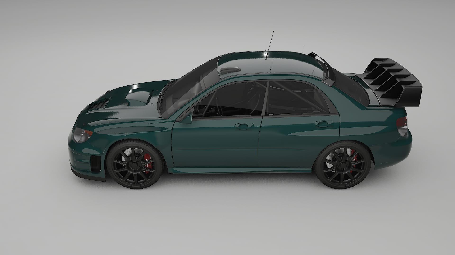 Subaru Impreza WRC GD TPU Lackschutzfolie | INFERNO Farbwechsel PPF – Komplett-Vorgeschnittener Kit