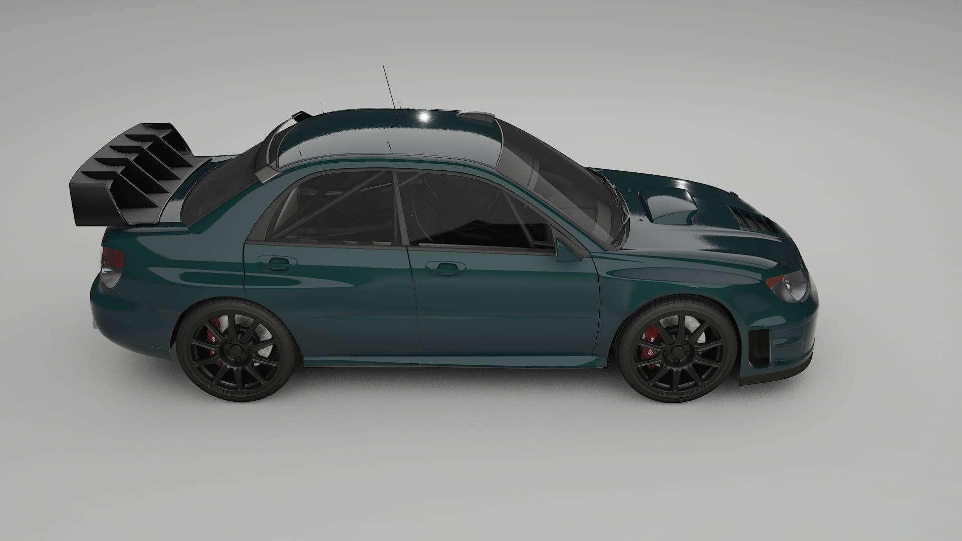 Subaru Impreza WRC GD TPU Lackschutzfolie | INFERNO Farbwechsel PPF – Komplett-Vorgeschnittener Kit