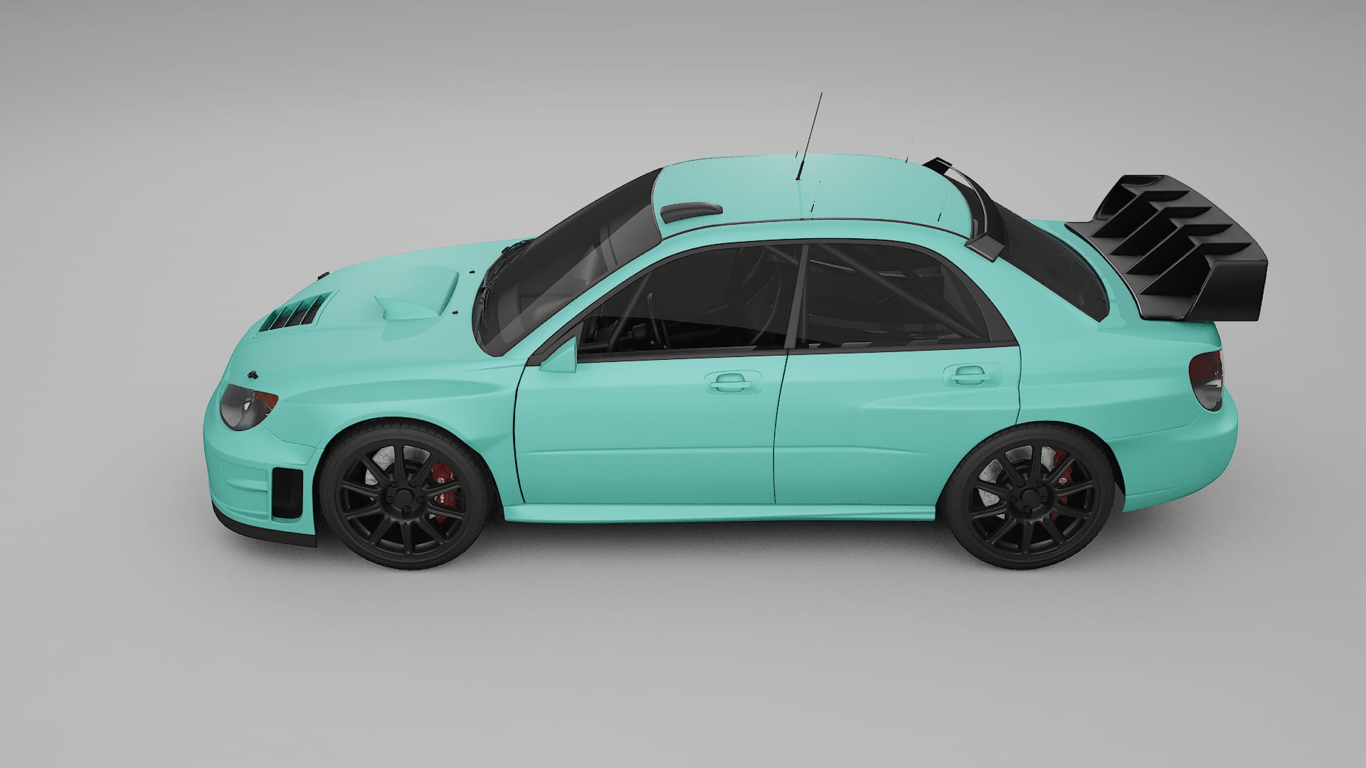 Subaru Impreza WRC GD TPU Lackschutzfolie | FROST Farbwechsel PPF – Komplett-Vorgeschnittener Kit