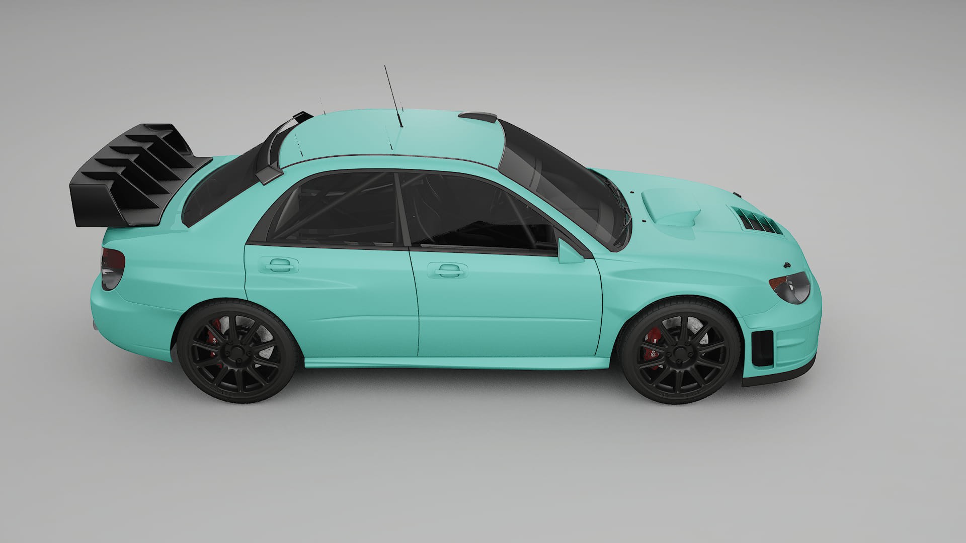 Subaru Impreza WRC GD TPU Lackschutzfolie | FROST Farbwechsel PPF – Komplett-Vorgeschnittener Kit
