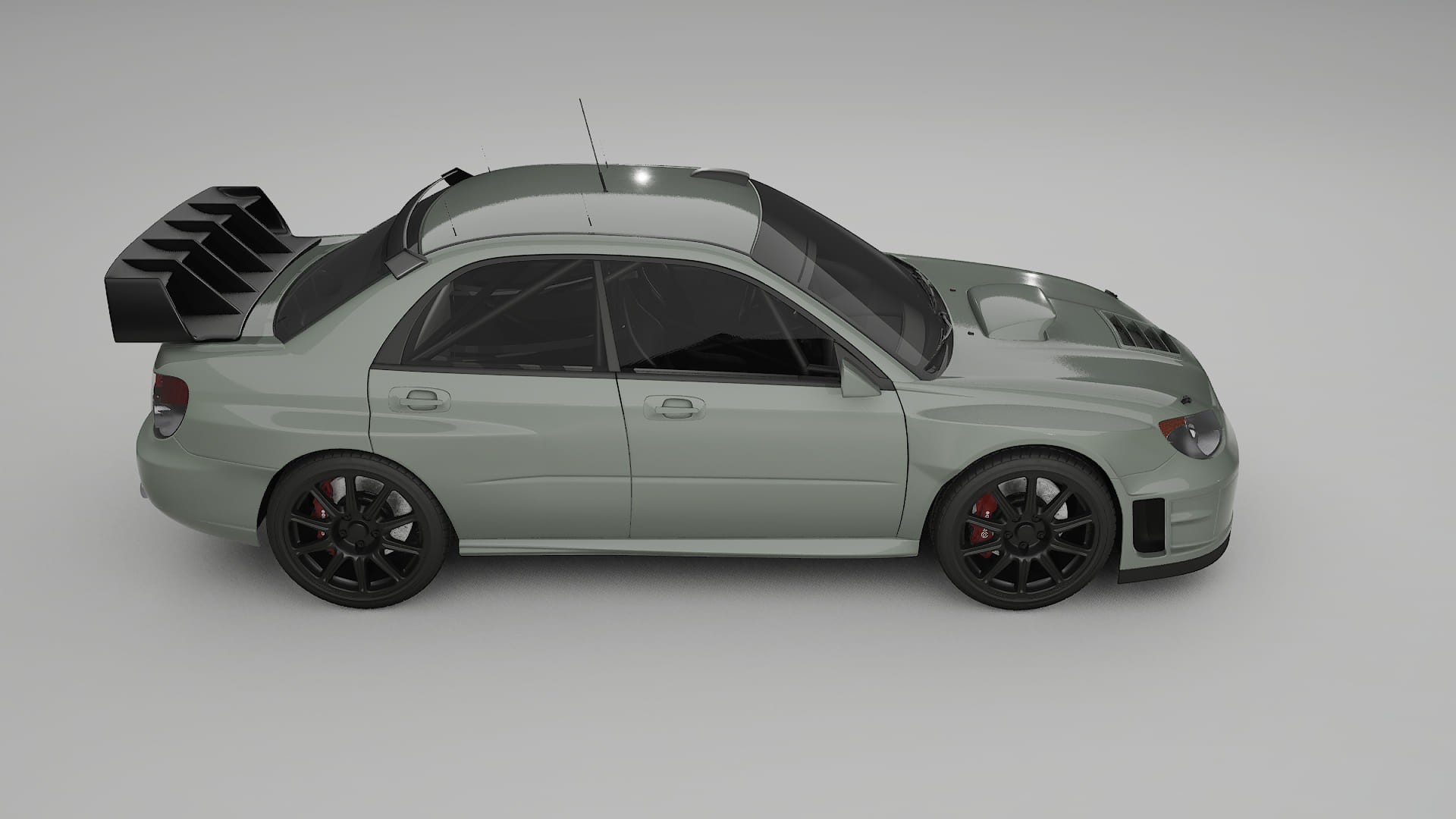 Subaru Impreza WRC GD TPU Lackschutzfolie | SLATE Farbwechsel PPF – Komplett-Vorgeschnittener Kit