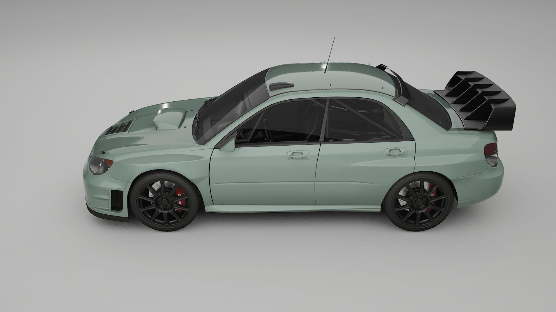 Subaru Impreza WRC GD TPU Lackschutzfolie | CINDER Farbwechsel PPF – Komplett-Vorgeschnittener Kit