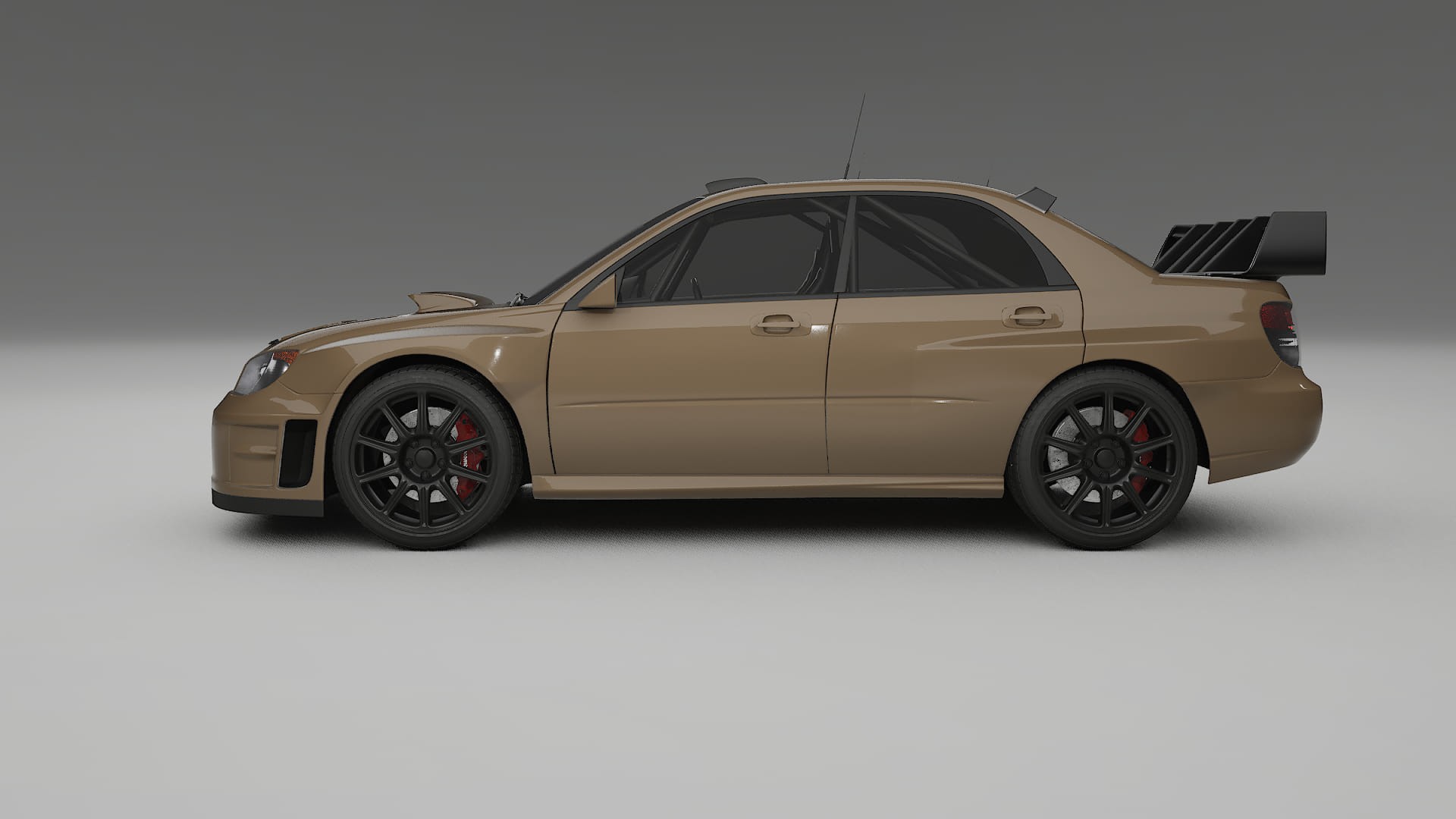 Subaru Impreza WRC GD TPU Lackschutzfolie | SAHARA Farbwechsel PPF – Komplett-Vorgeschnittener Kit