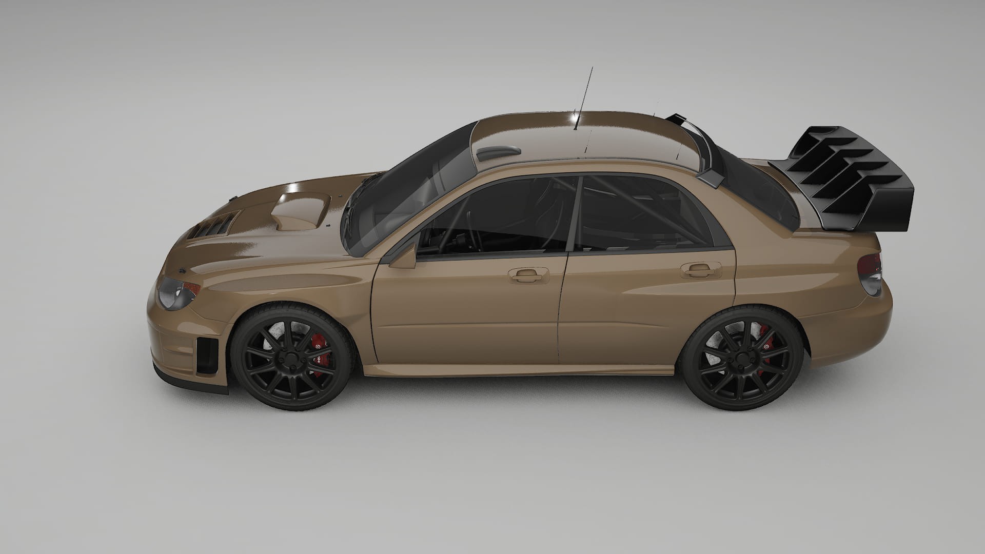 Subaru Impreza WRC GD TPU Lackschutzfolie | SAHARA Farbwechsel PPF – Komplett-Vorgeschnittener Kit
